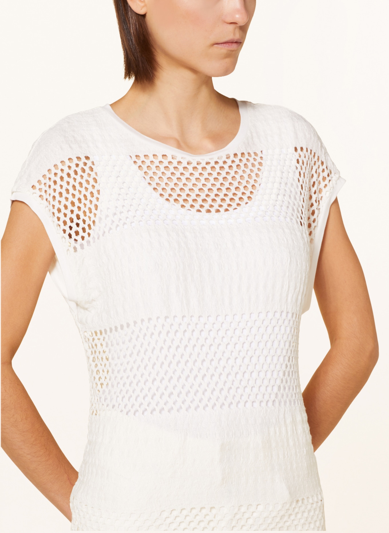 MARC AUREL Mesh top, Color: WHITE (Image 4)
