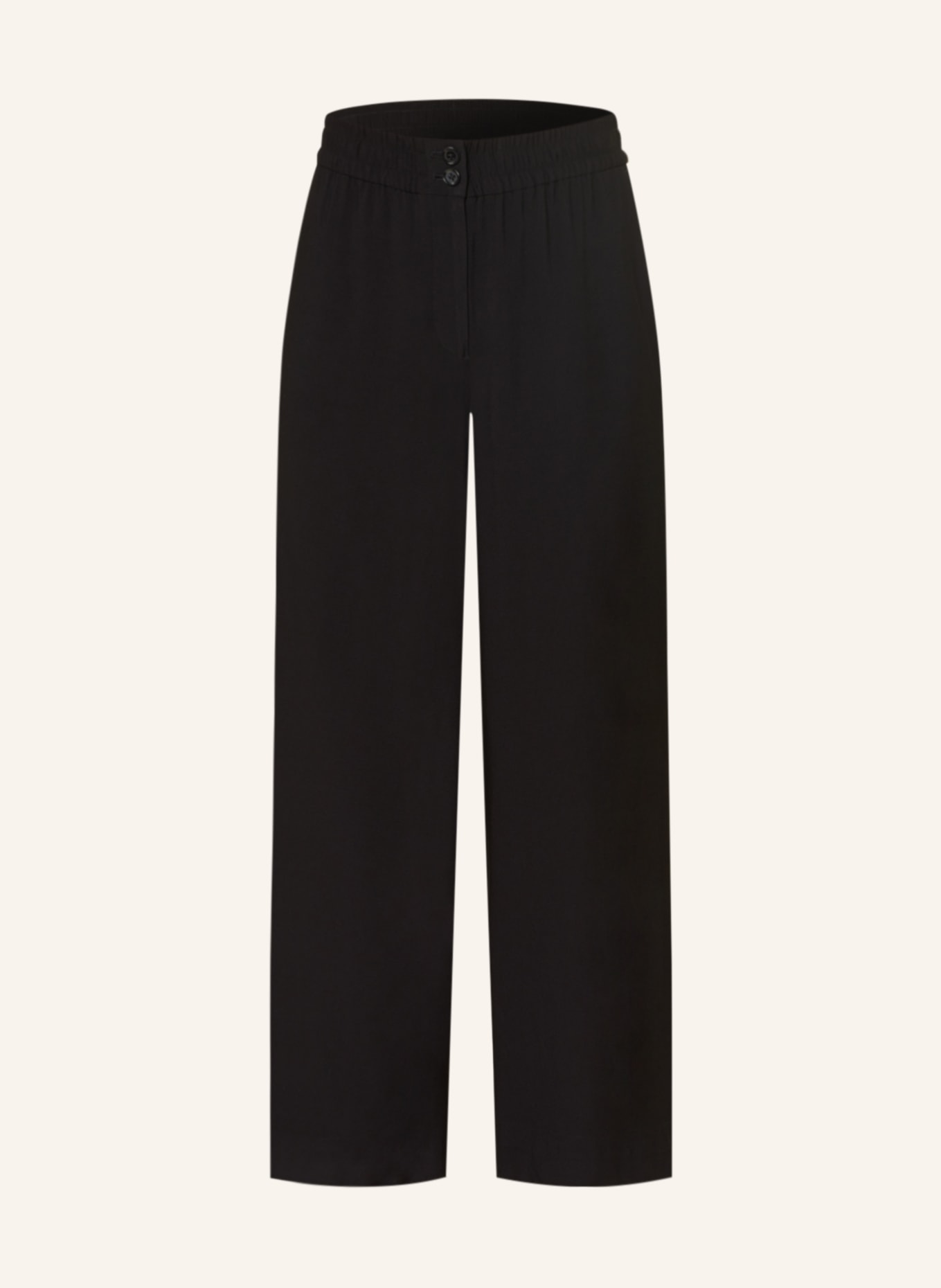 MARC AUREL Wide leg trousers, Color: BLACK (Image 1)