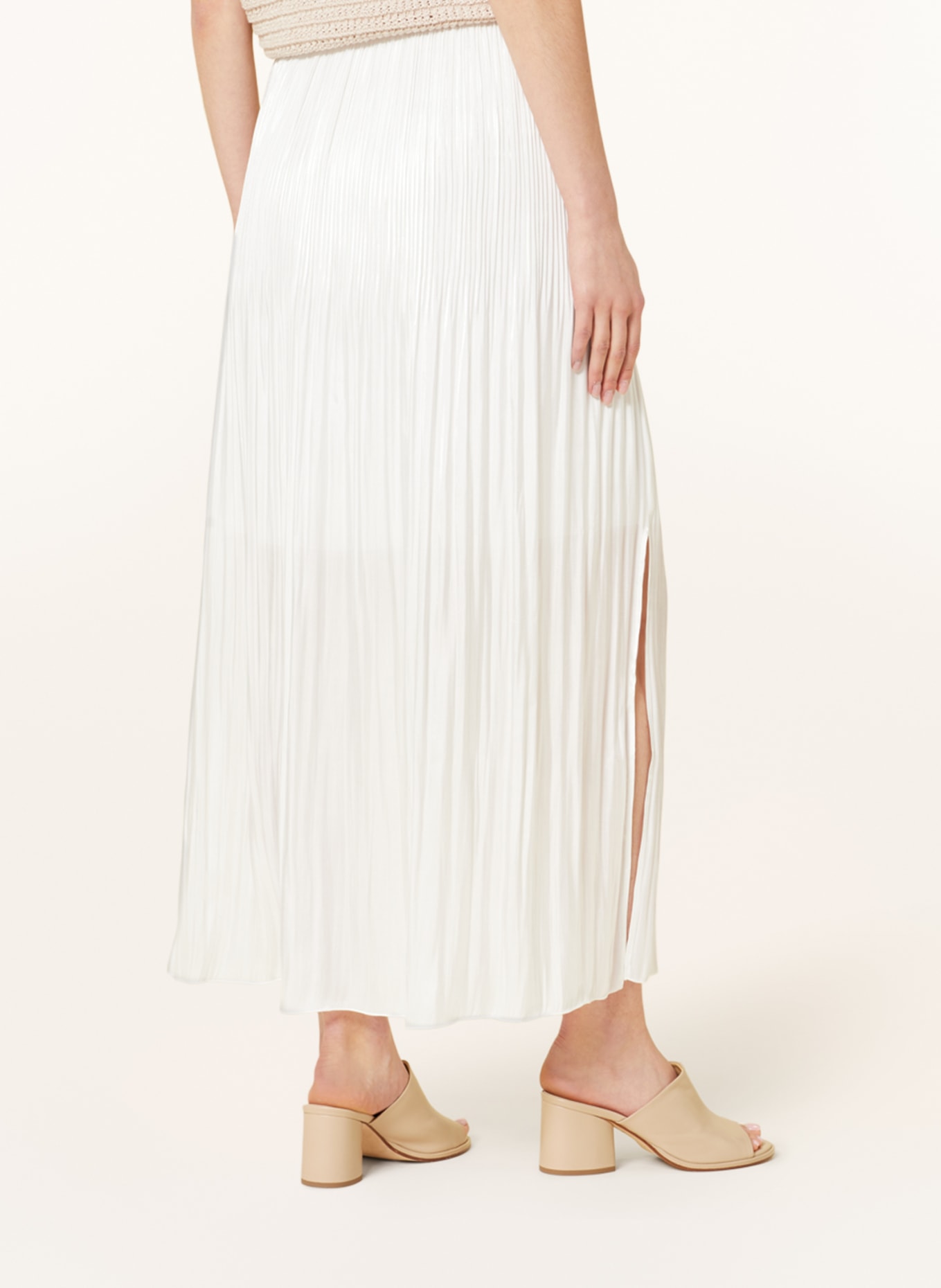 MARC AUREL Pleated skirt, Color: WHITE (Image 4)