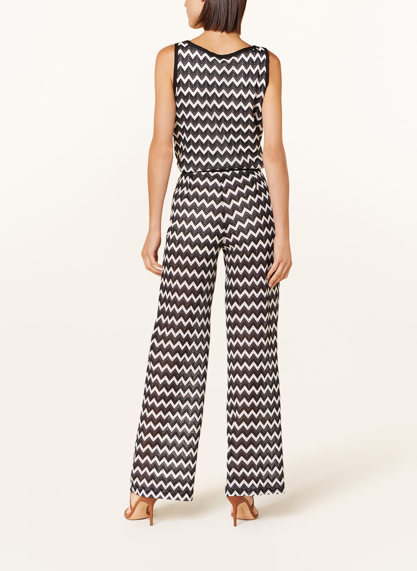 MARC AUREL Knit trousers, Color: BLACK/ WHITE (Image 3)