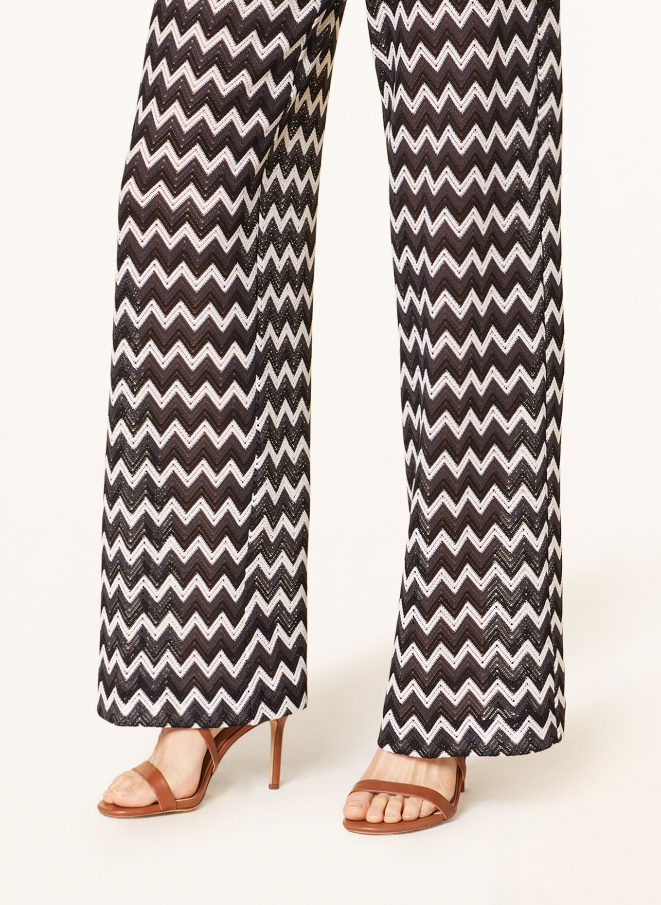 MARC AUREL Knit trousers, Color: BLACK/ WHITE (Image 5)