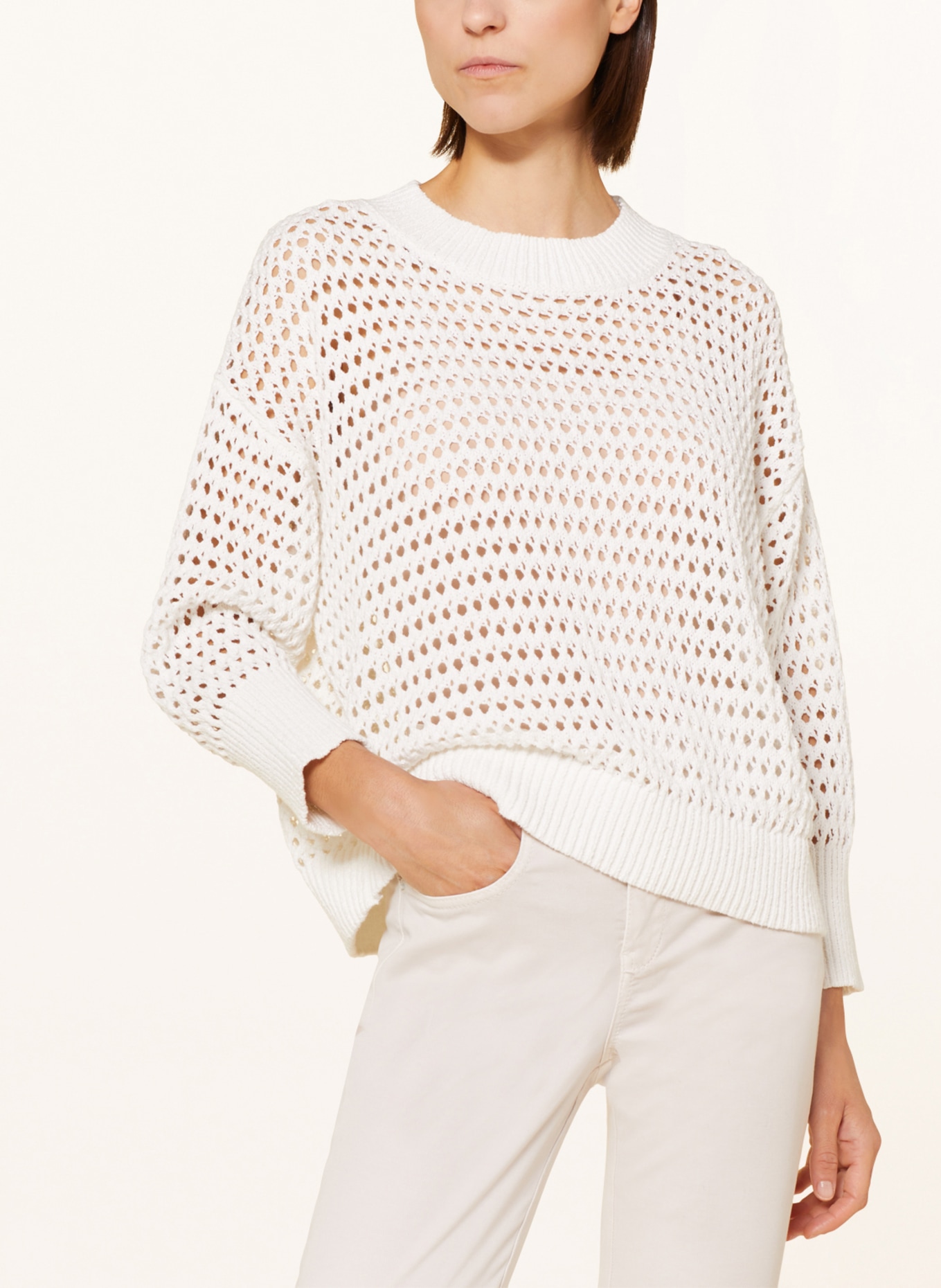 MARC AUREL Sweater, Color: WHITE (Image 4)