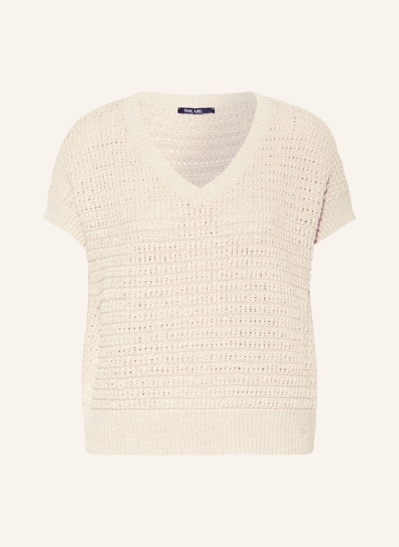 MARC AUREL Knit shirt, Color: BEIGE (Image 1)