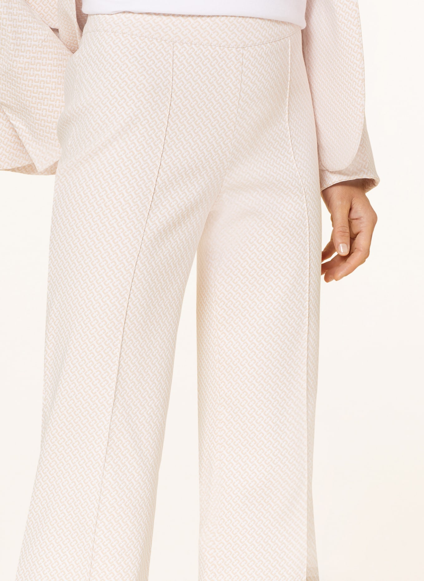 MARC AUREL Trousers, Color: BEIGE/ WHITE (Image 5)