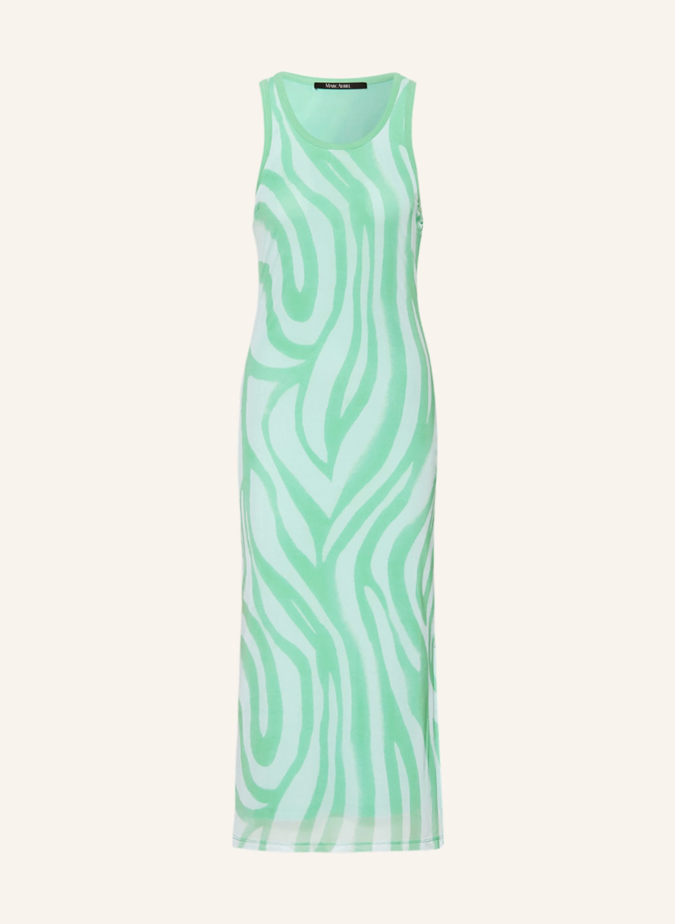 MARC AUREL Mesh dress, Color: GREEN/ LIGHT GREEN (Image 1)