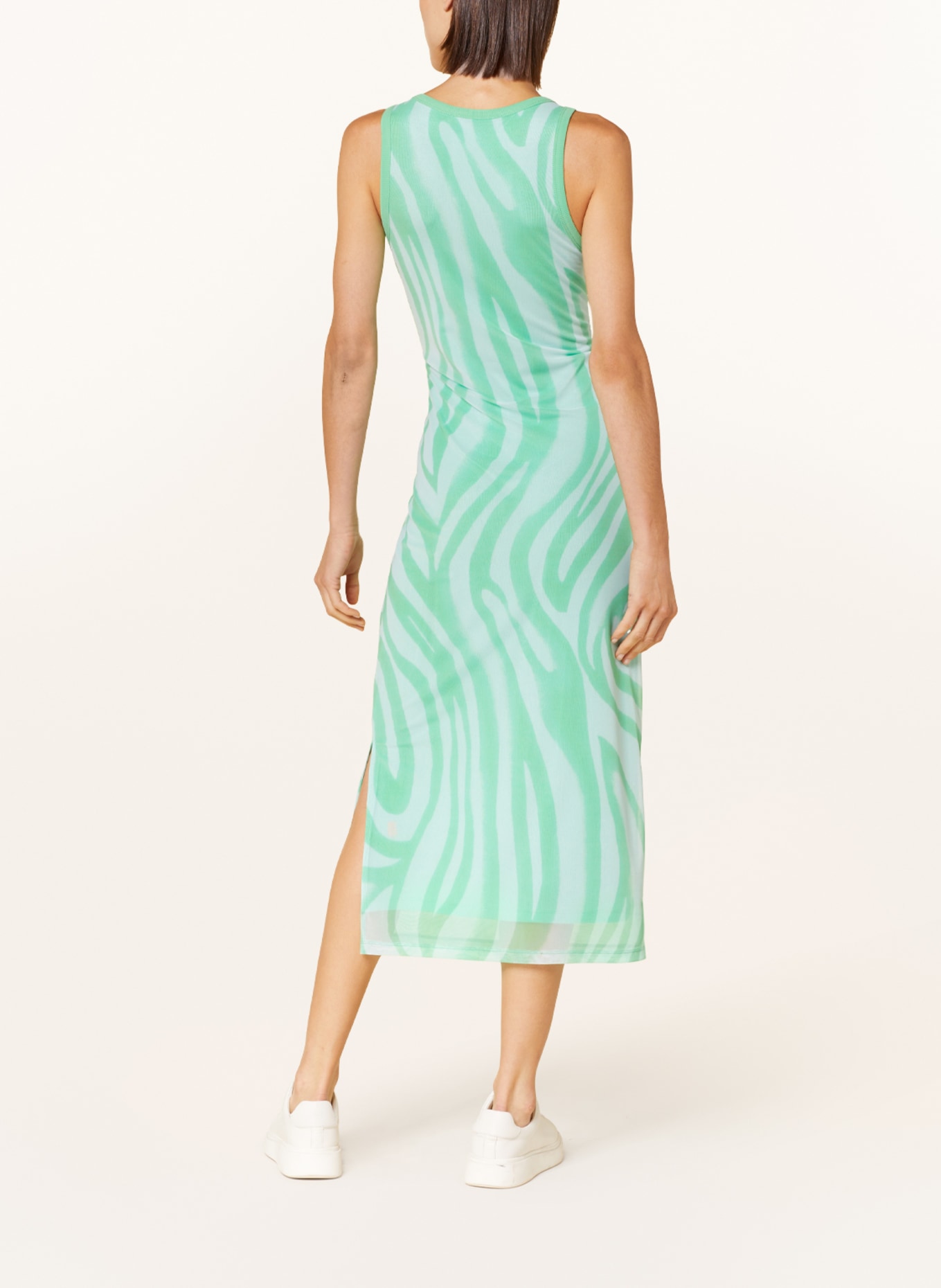 MARC AUREL Mesh dress, Color: GREEN/ LIGHT GREEN (Image 3)
