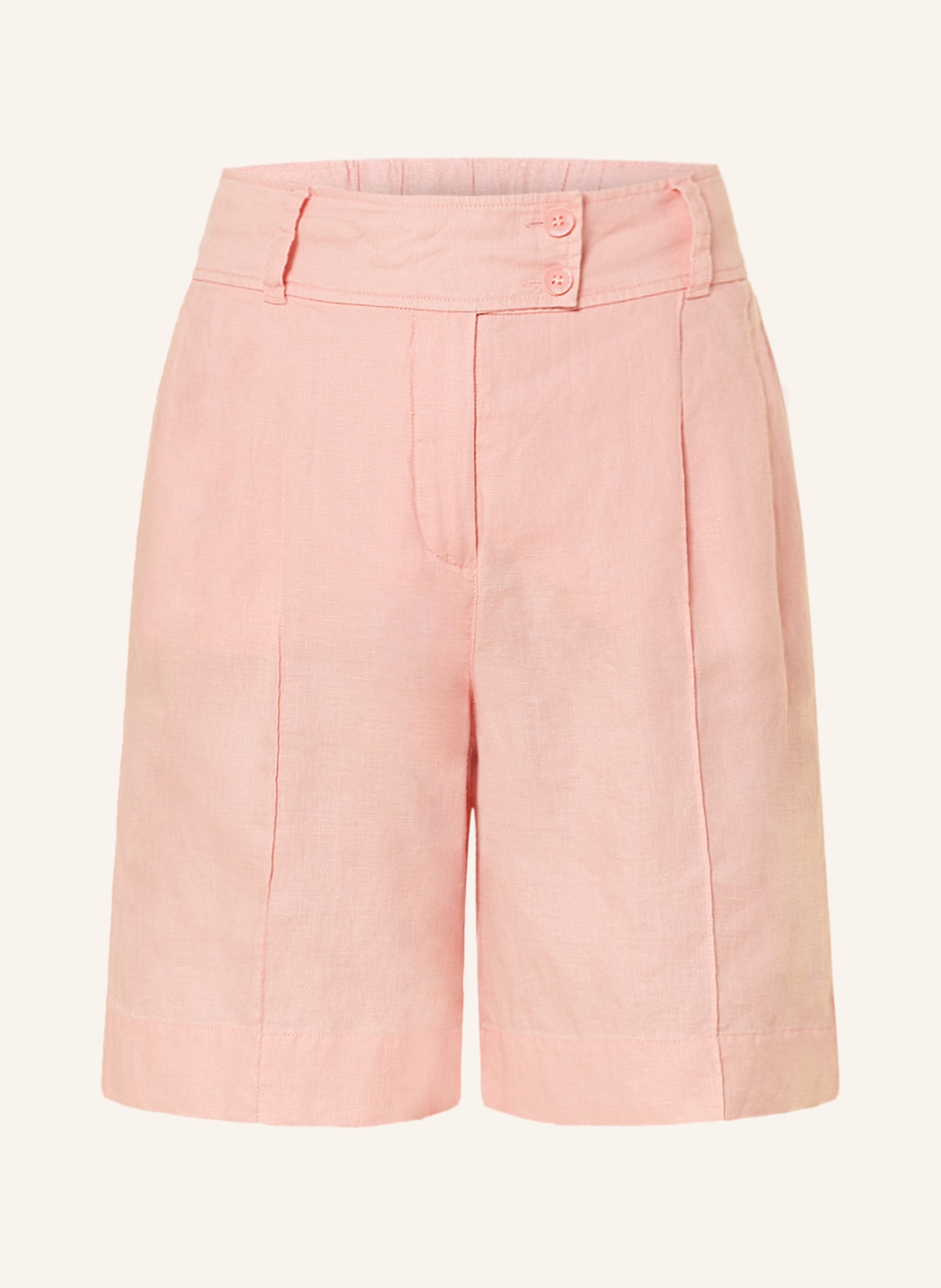 MARC AUREL Linen shorts, Color: PINK (Image 1)