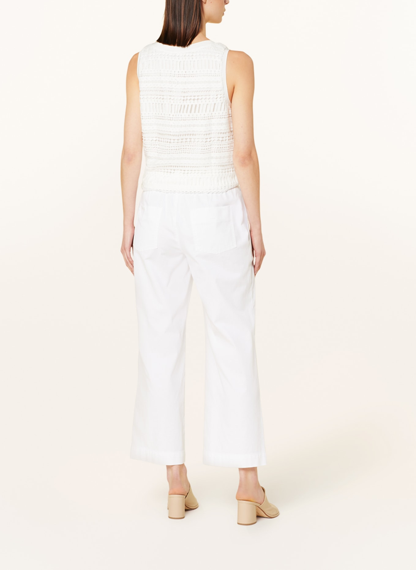 MARC AUREL 7/8 pants, Color: 50000 WHITE (Image 3)