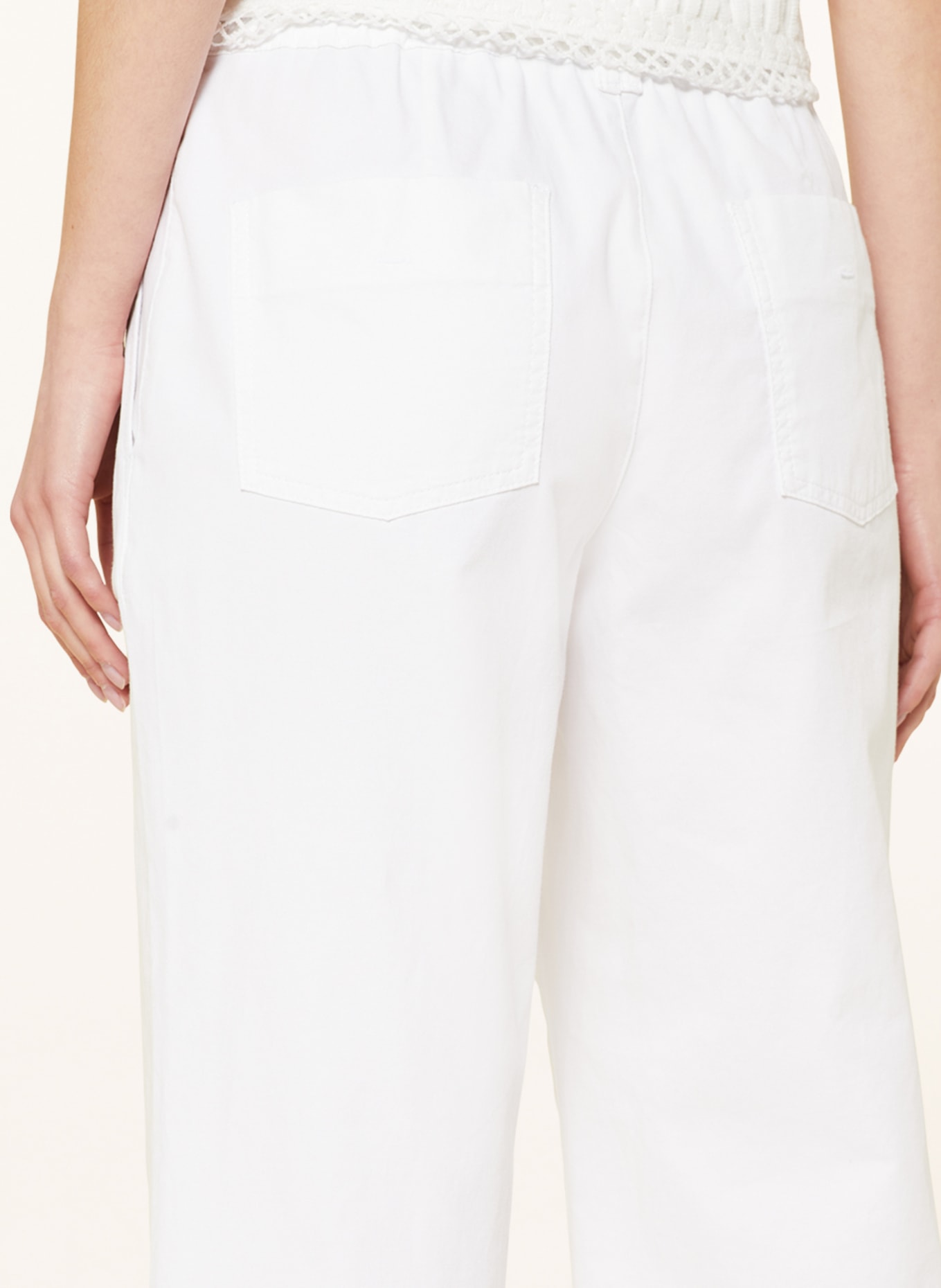 MARC AUREL 7/8 pants, Color: 50000 WHITE (Image 5)