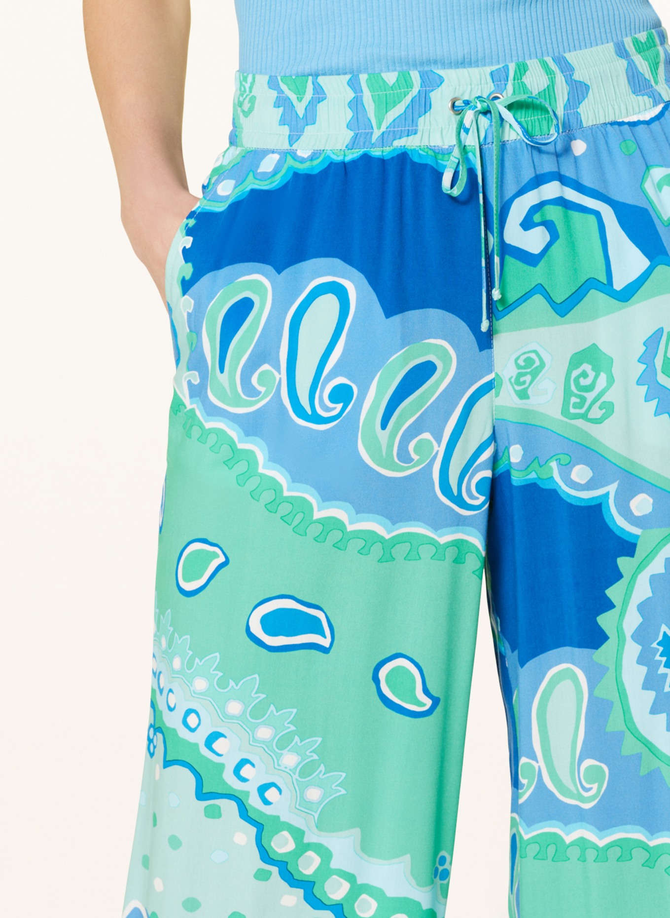 MARC AUREL Culottes, Color: MINT/ BLUE/ GREEN (Image 5)