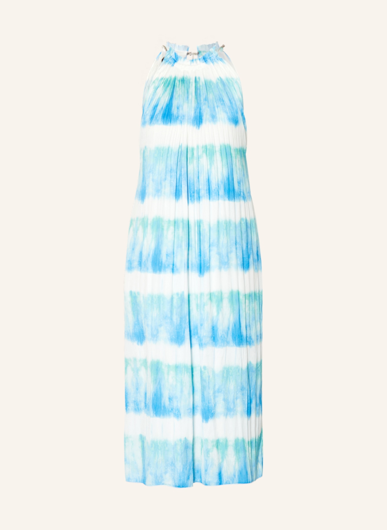 MARC AUREL Dress, Color: WHITE/ BLUE/ GREEN (Image 1)