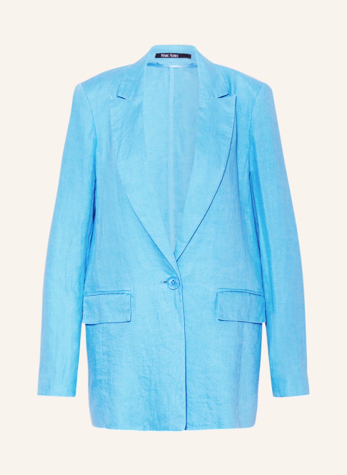 MARC AUREL Linen blazer, Color: BLUE (Image 1)