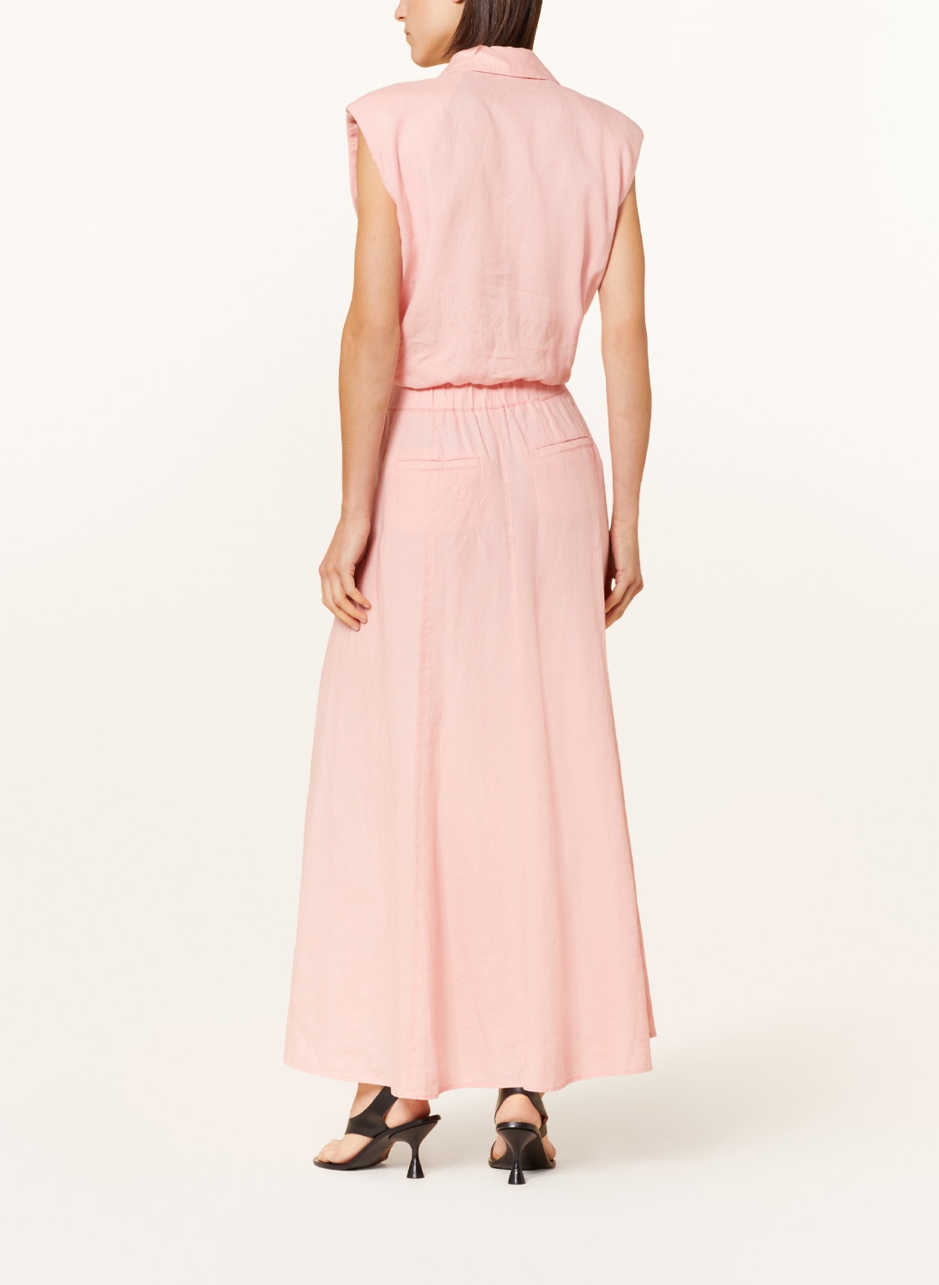 MARC AUREL Linen skirt, Color: PINK (Image 3)