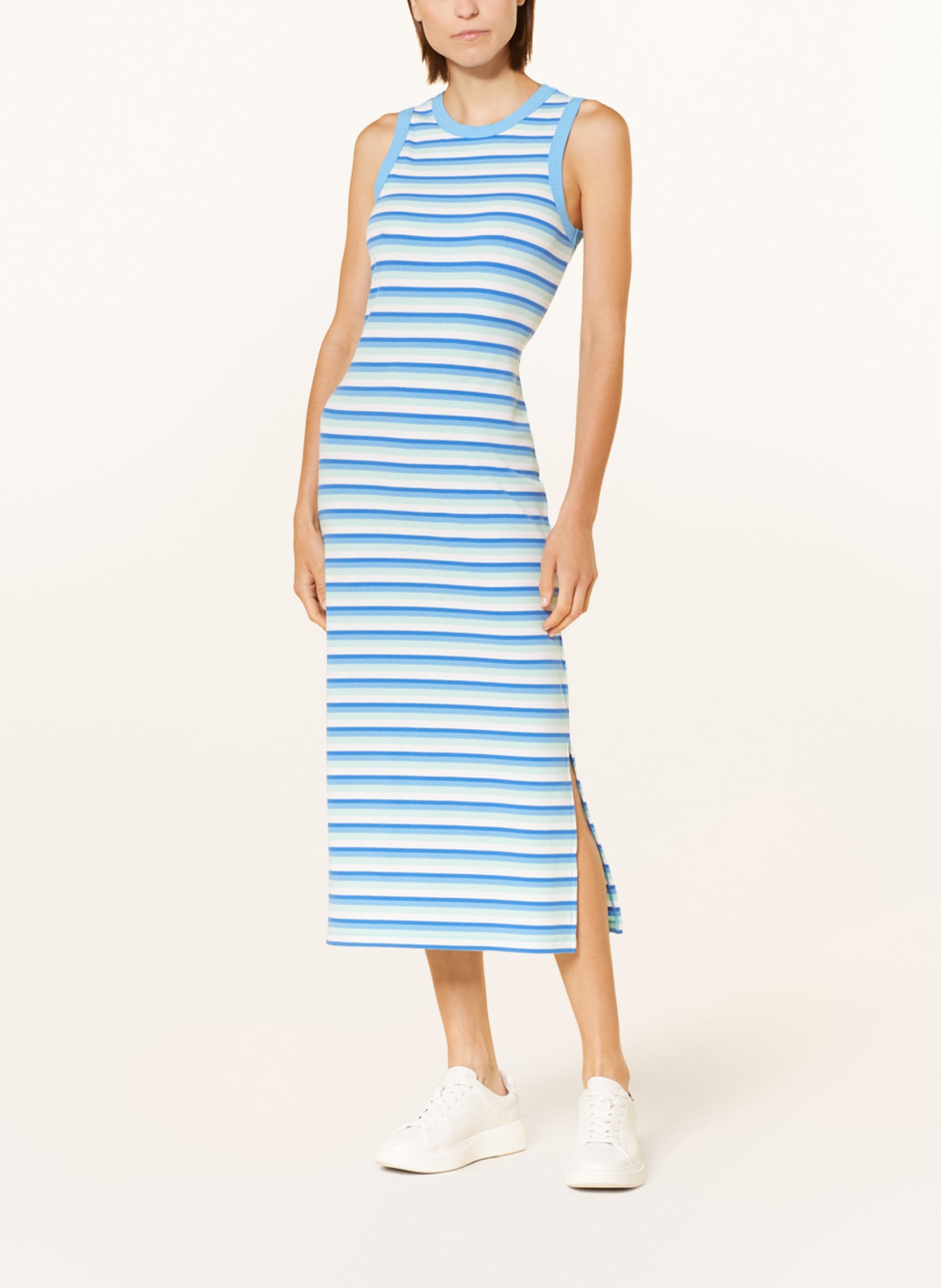 MARC AUREL Jersey dress, Color: BLUE/ MINT/ WHITE (Image 2)