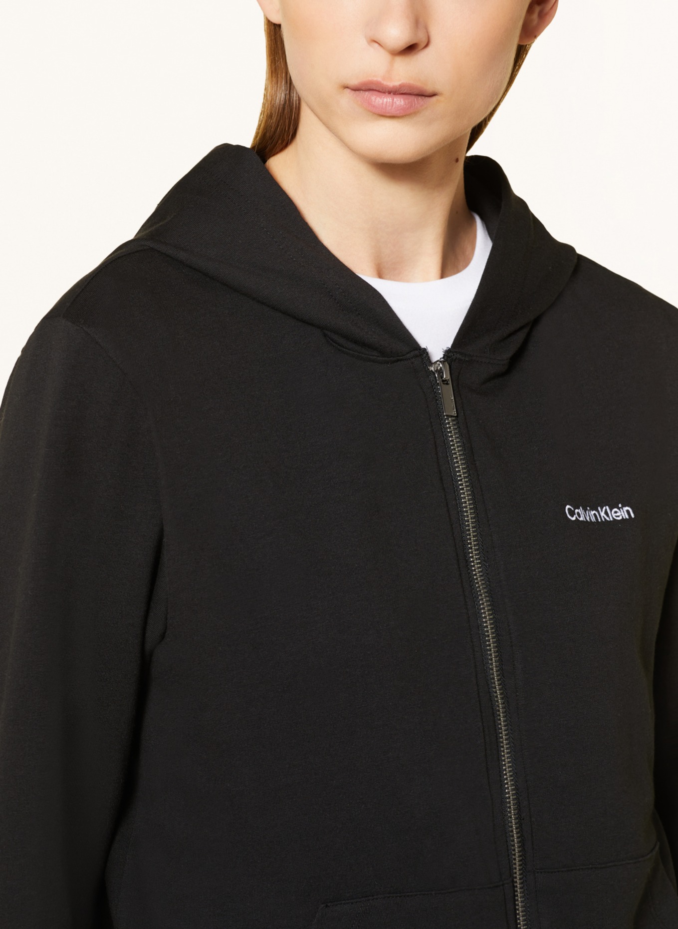 Calvin Klein Lounge hoodie MODERN COTTON, Color: BLACK (Image 5)
