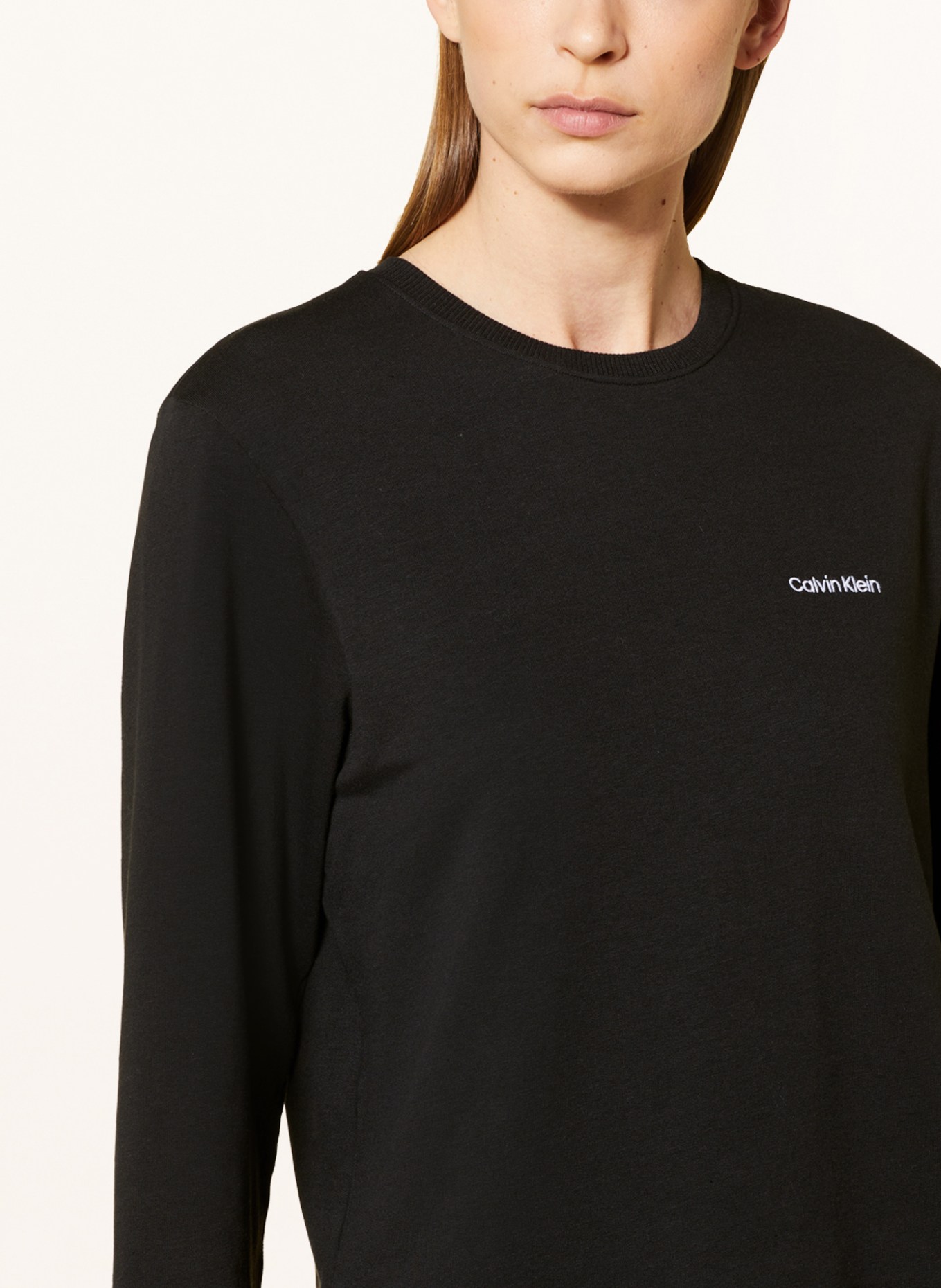 Calvin Klein Lounge sweatshirt MODERN COTTON, Color: BLACK (Image 4)