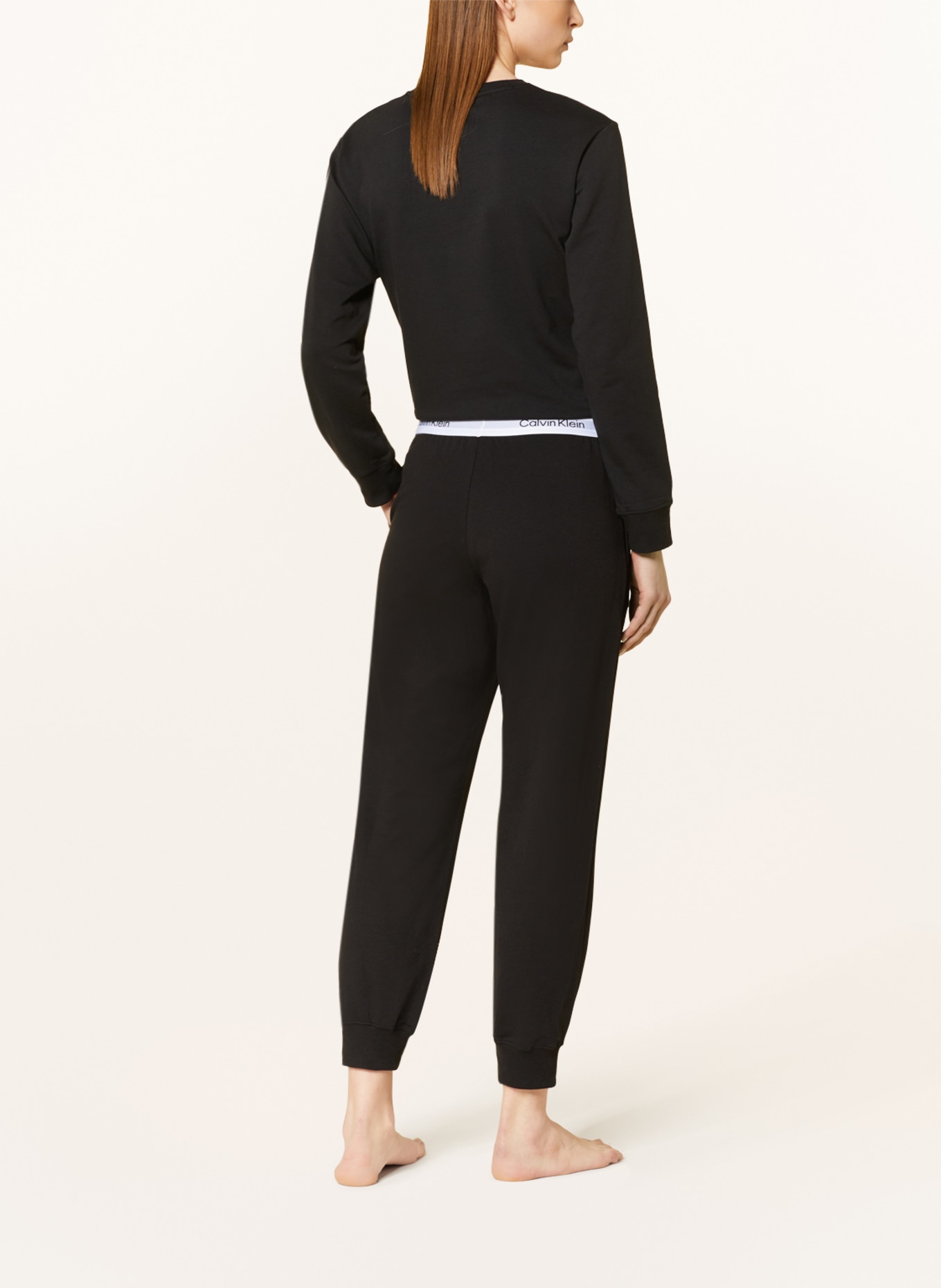 Calvin Klein Lounge pants MODERN COTTON, Color: BLACK (Image 3)