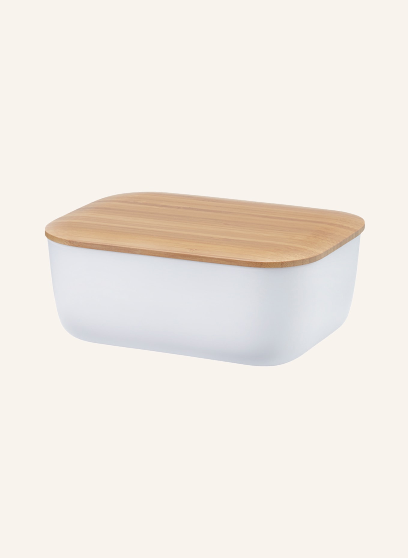RIG TIG Butter dish BOX-IT, Color: WHITE/ LIGHT BROWN (Image 1)