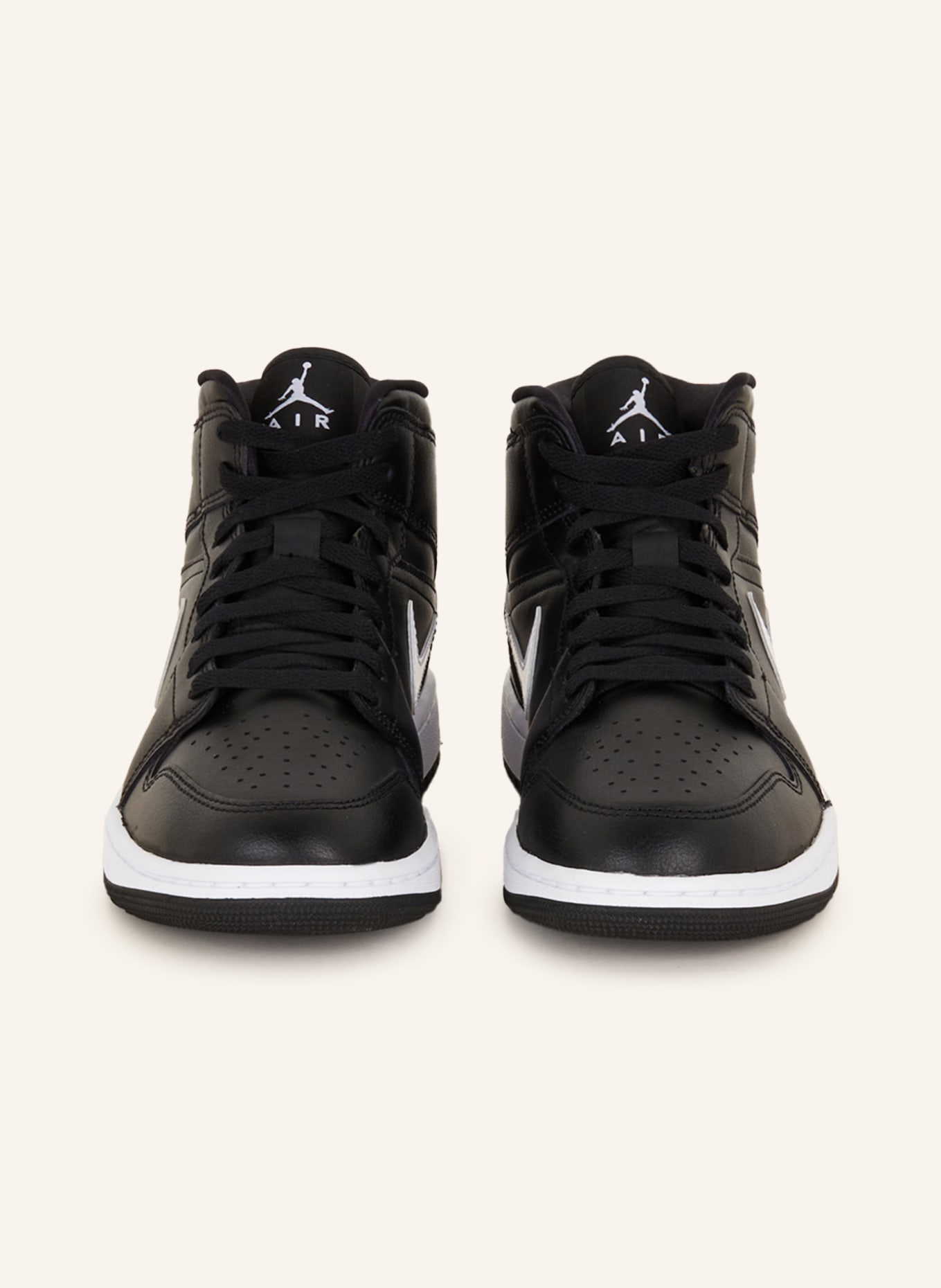 JORDAN Basketball shoes AIR JORDAN 1, Color: BLACK/ WHITE (Image 3)