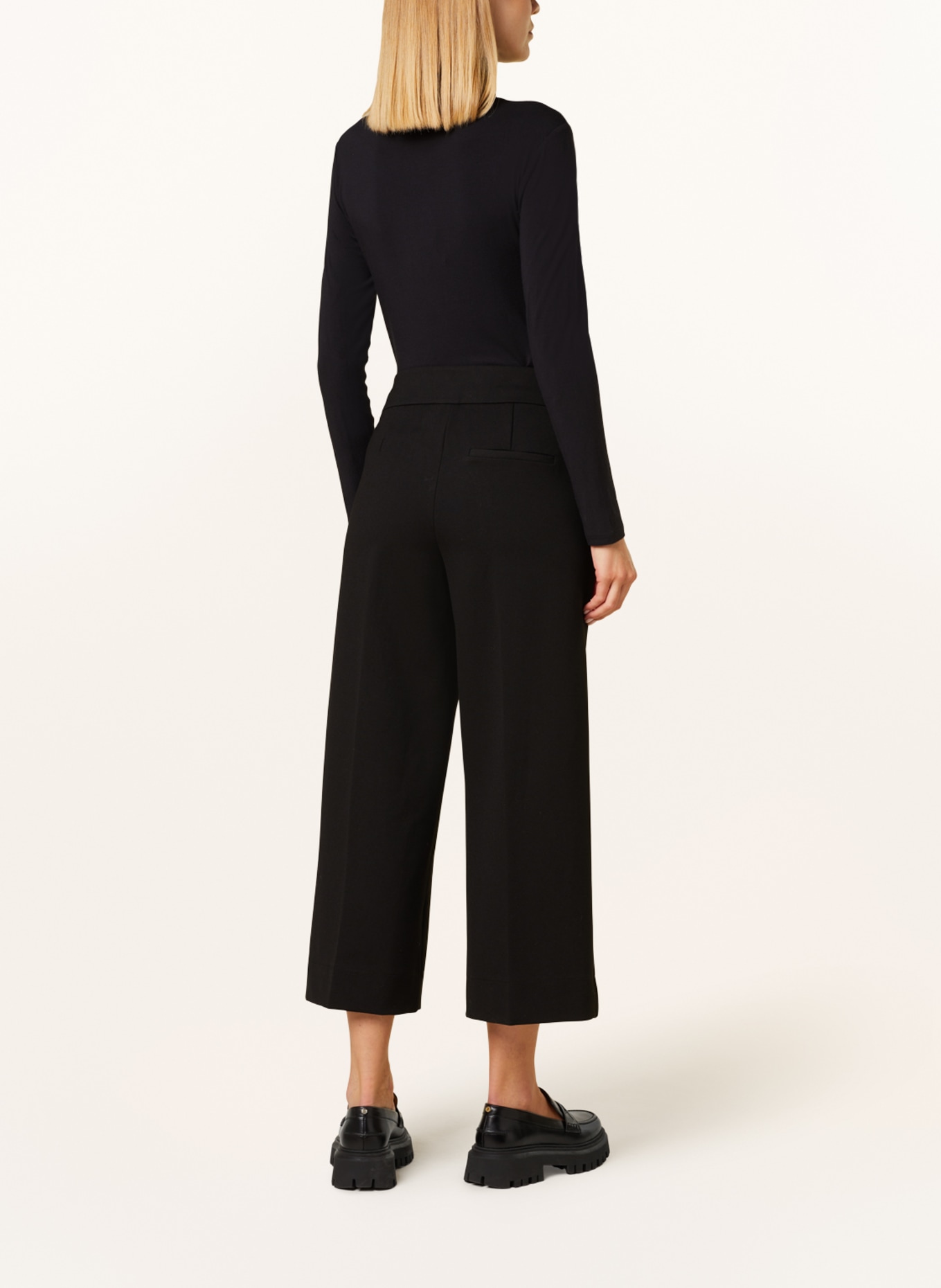 OPUS Jersey culottes MISHA, Color: BLACK (Image 3)