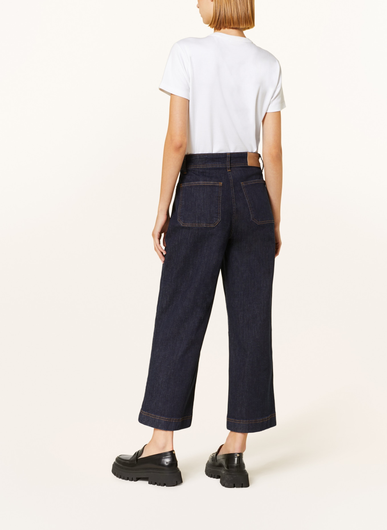 OPUS Culotte jeans MACONA, Color: 7439 rinsed blue (Image 3)
