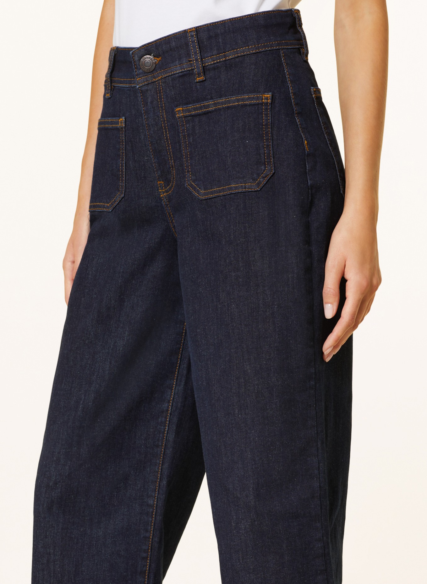 OPUS Jeans-Culotte MACONA, Farbe: 7439 rinsed blue (Bild 5)
