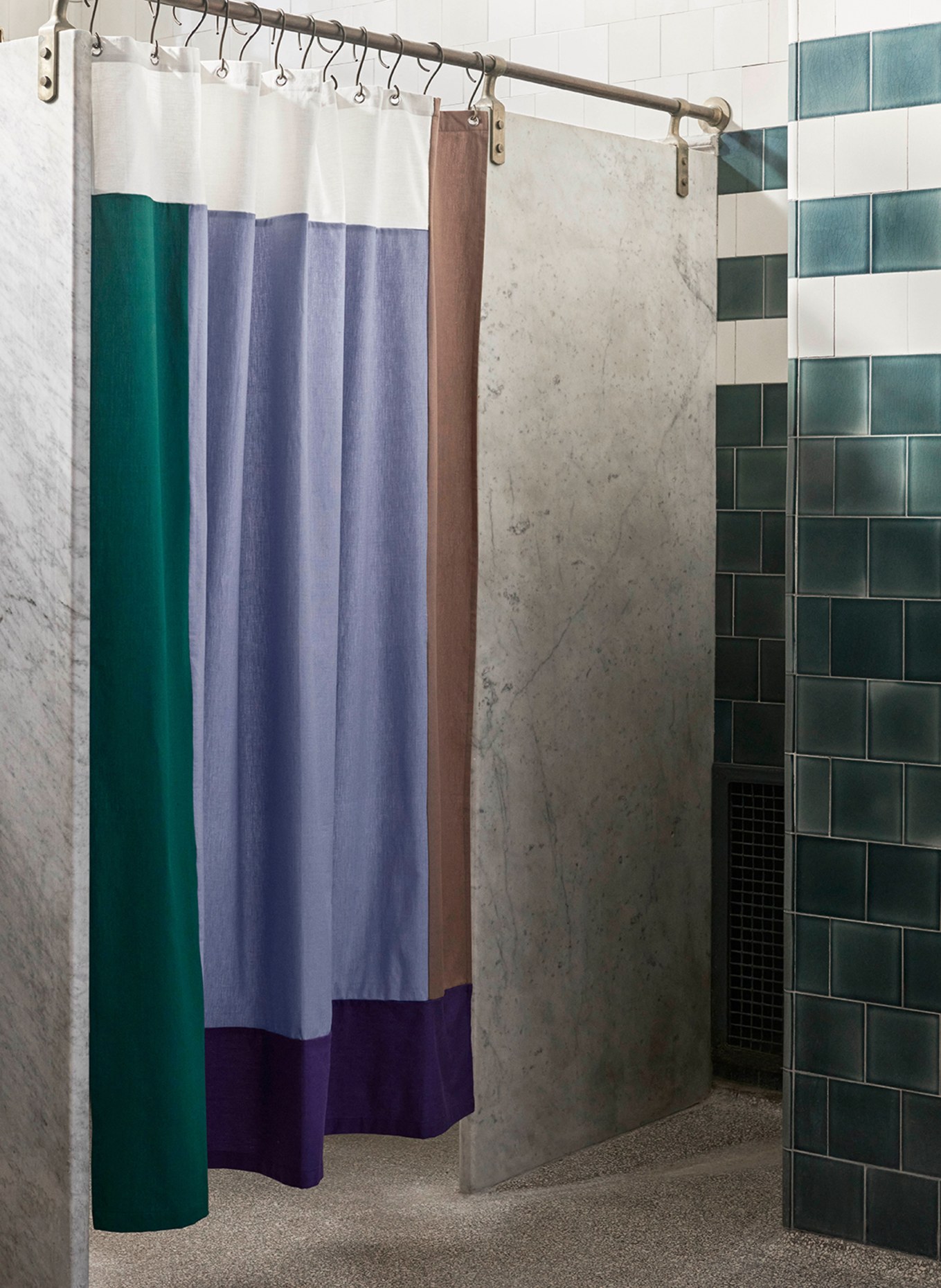 HAY Shower curtain PIVOT, Color: BLUE (Image 2)