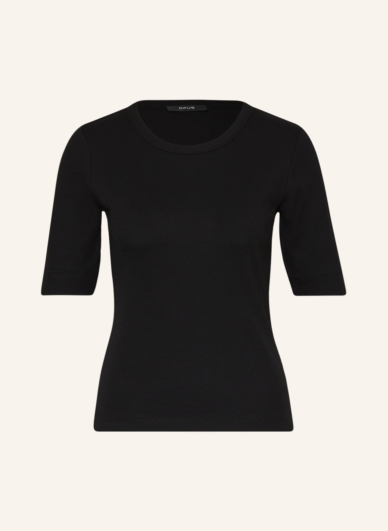 OPUS T-shirt SUSTAFA, Color: BLACK (Image 1)