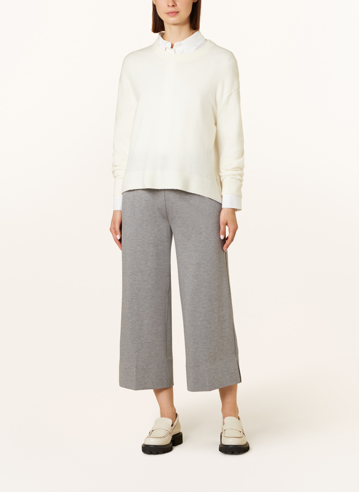 CARTOON Jersey culottes, Color: GRAY (Image 2)