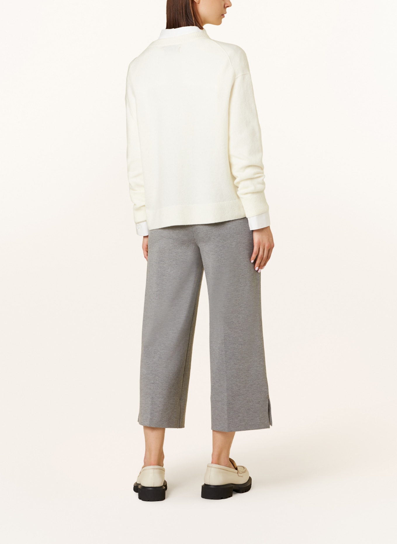 CARTOON Jersey culottes, Color: GRAY (Image 3)