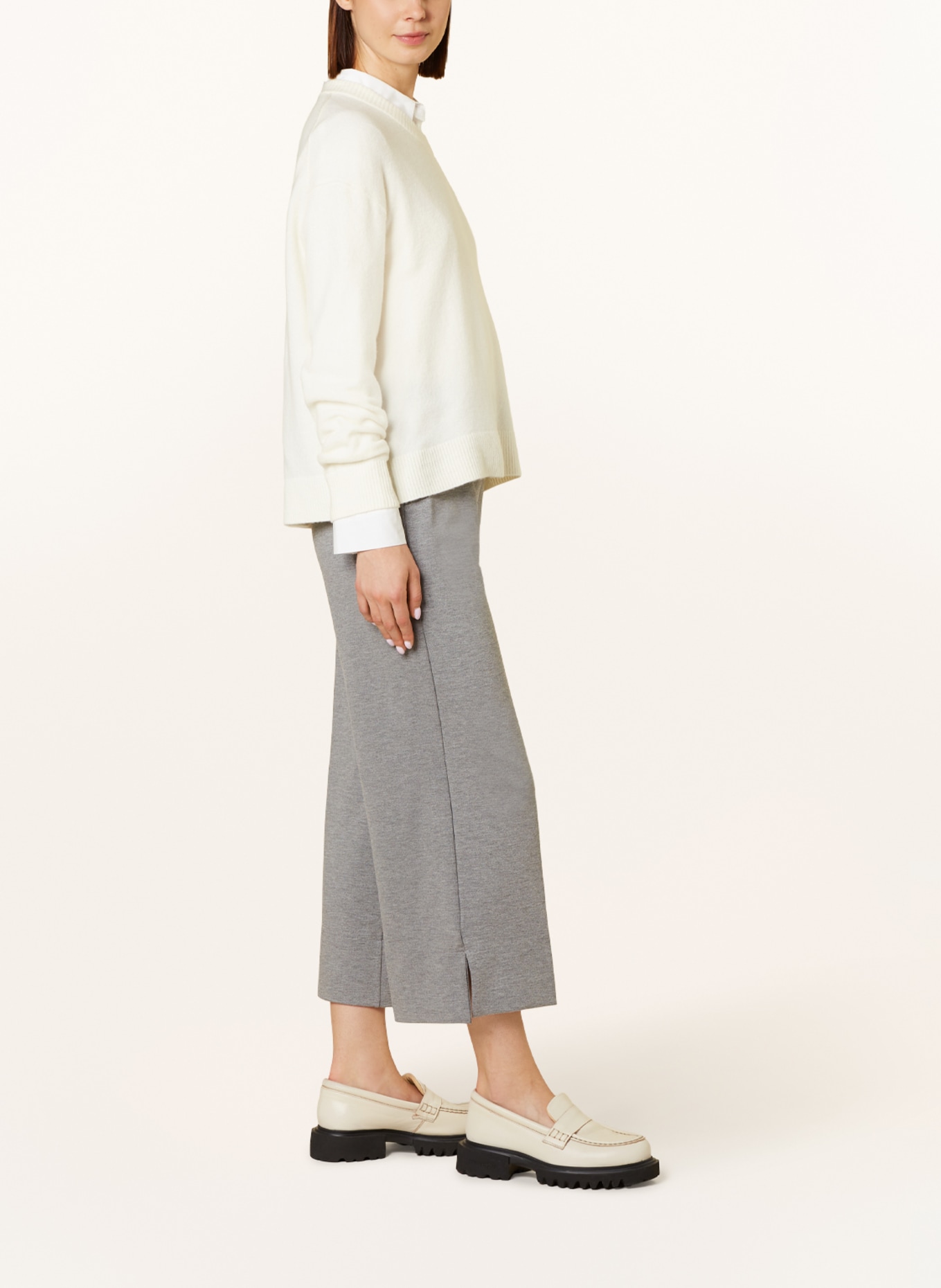CARTOON Jersey culottes, Color: GRAY (Image 4)