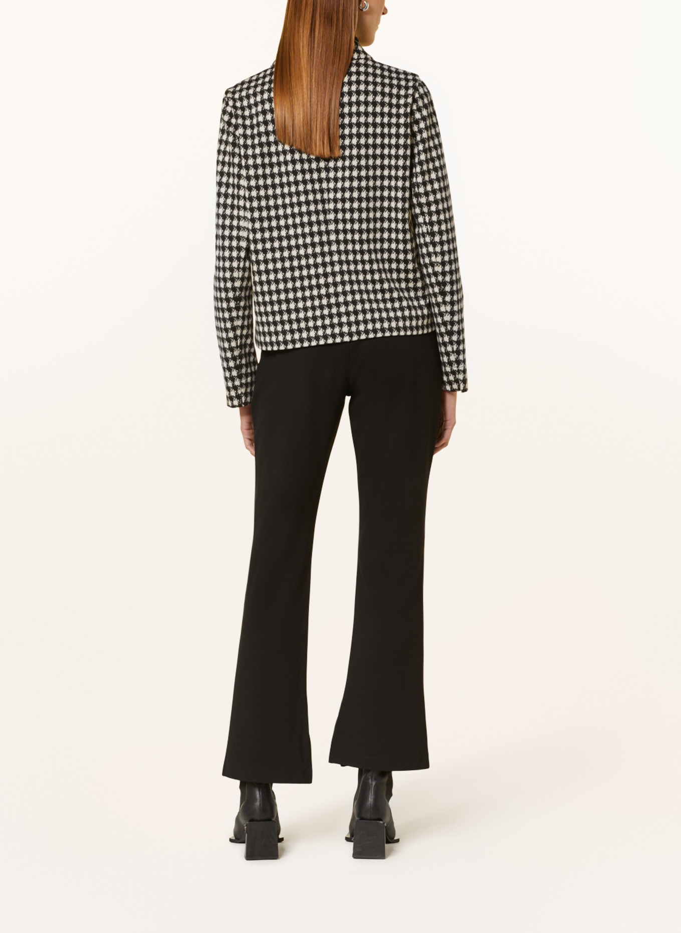 lilienfels Knit blazer, Color: BLACK/ LIGHT GRAY (Image 3)