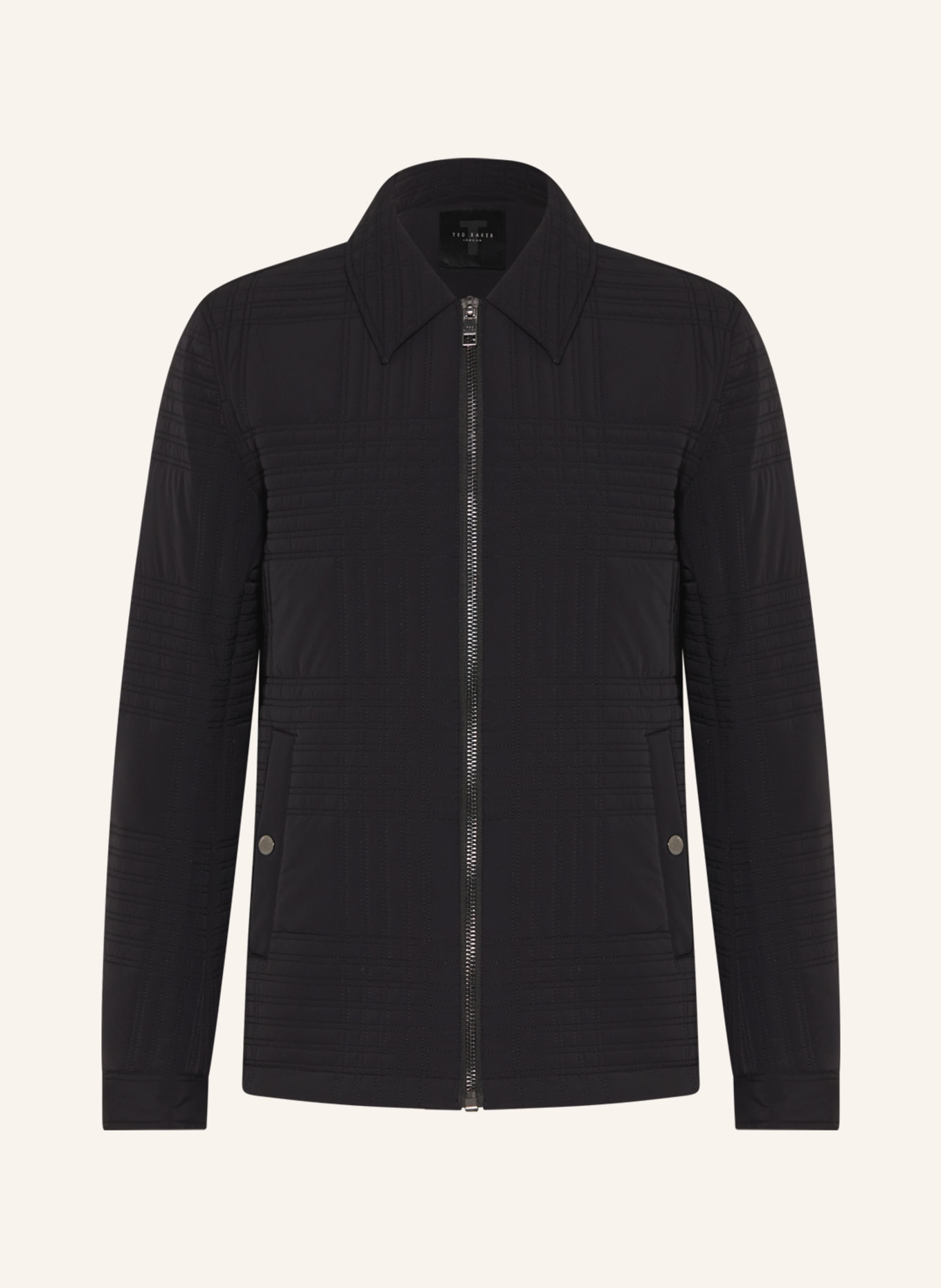 TED BAKER Quilted jacket MANBURN in black