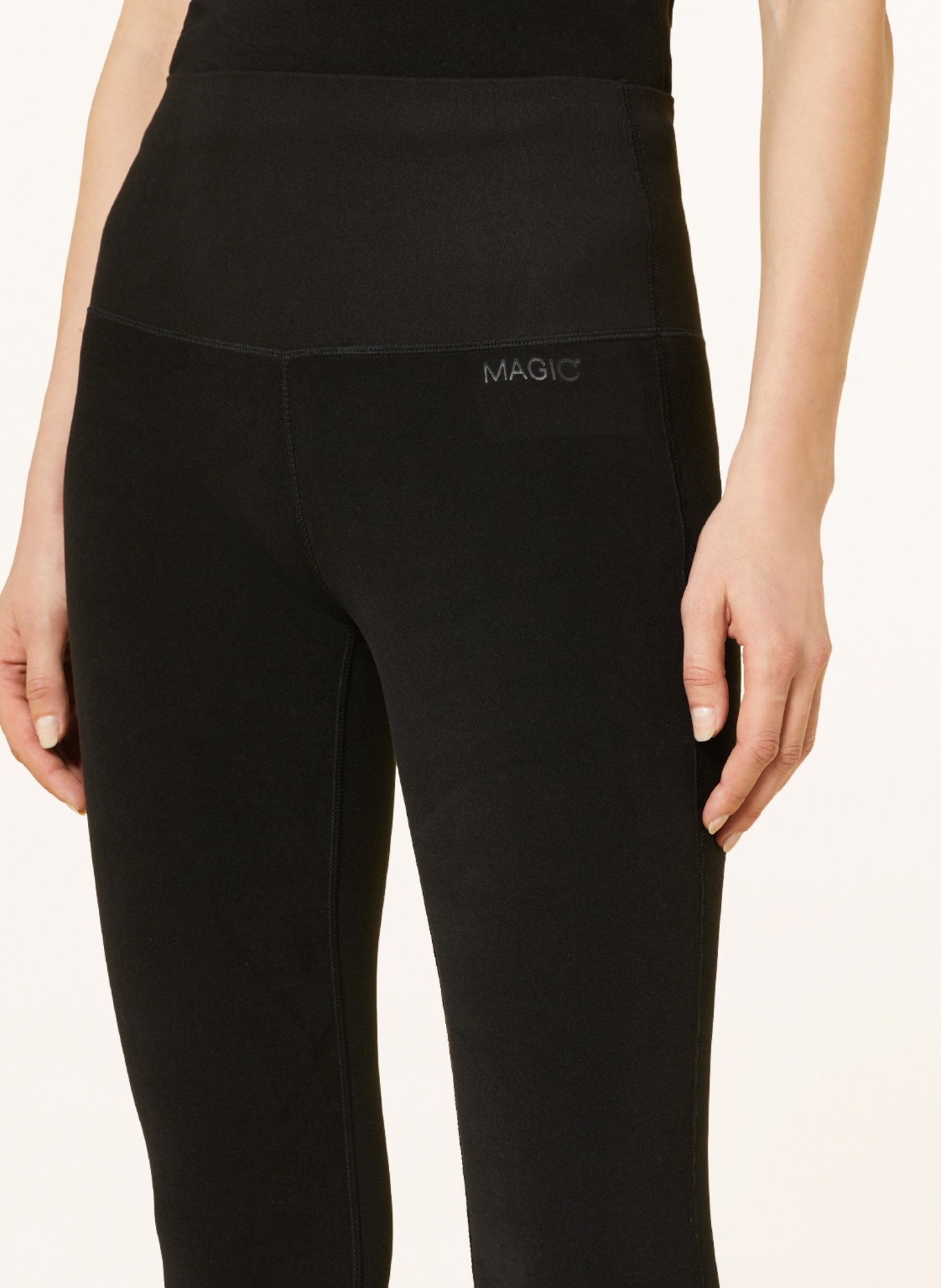 MAGIC Bodyfashion Shape leggings STAY WARM made of fleece, Color: BLACK (Image 5)