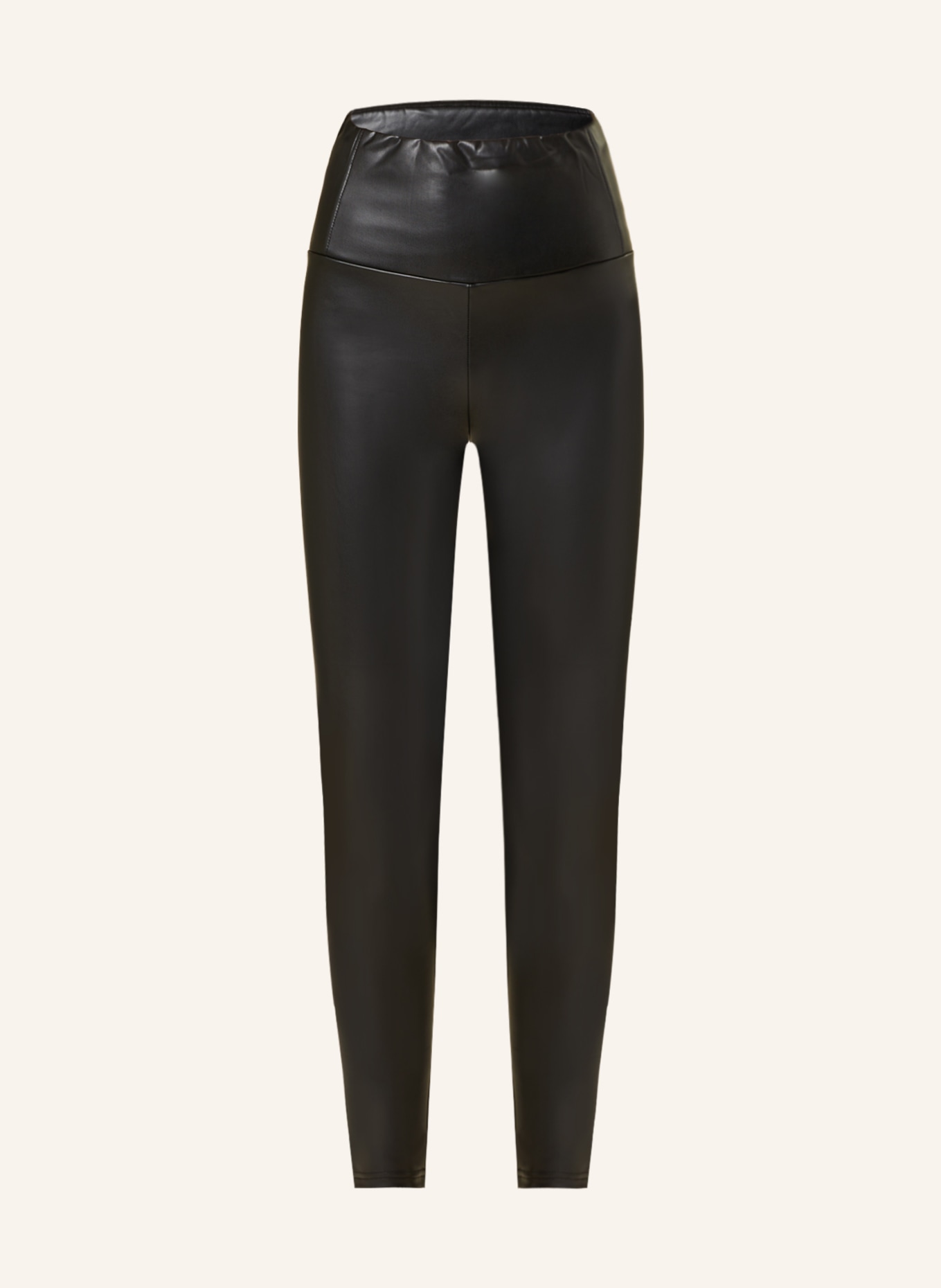 OPUS Leggings ELYSSA in leather look, Color: BLACK (Image 1)