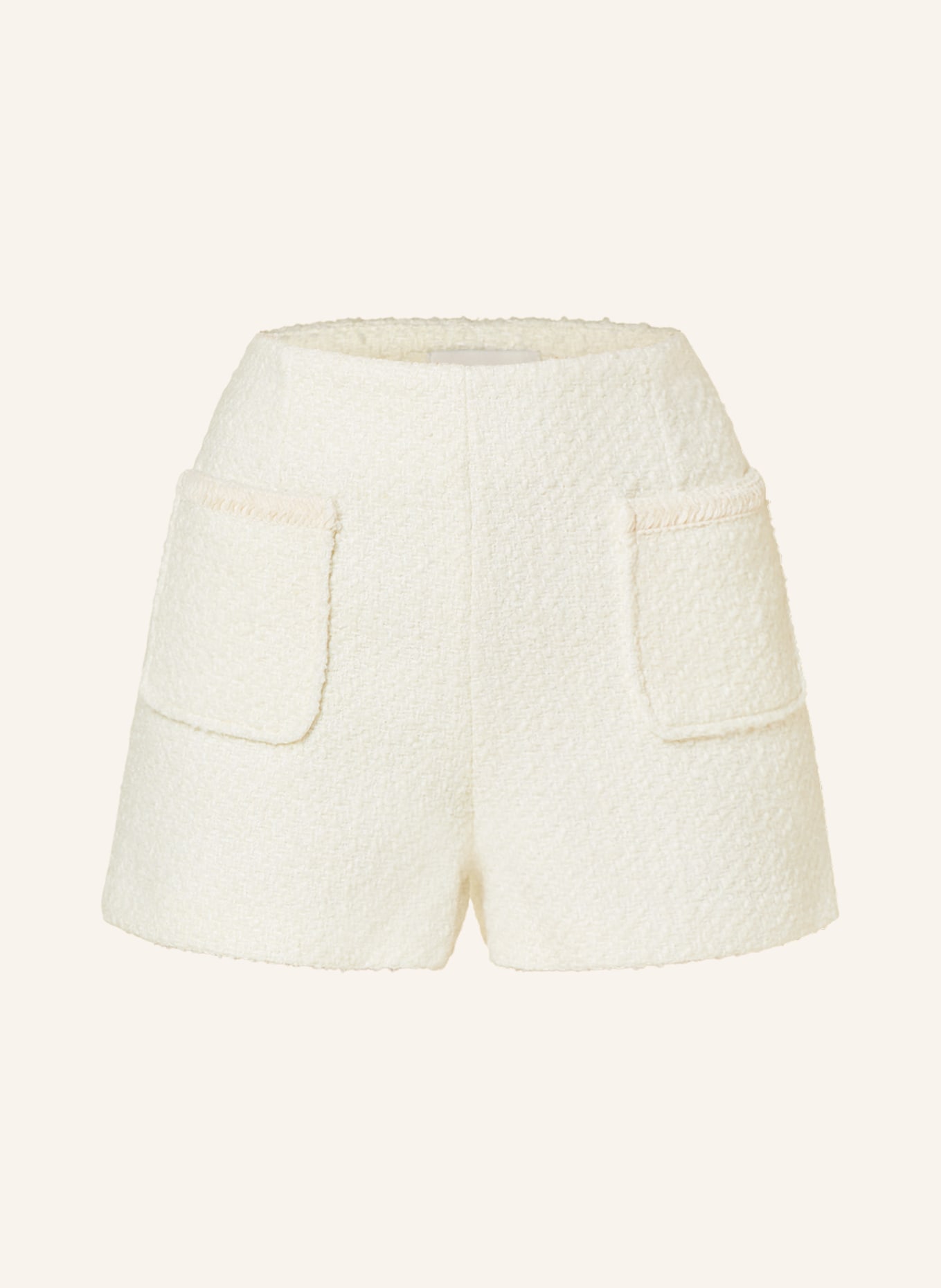 CLAUDIE PIERLOT Tweed-Shorts, Farbe: ECRU (Bild 1)