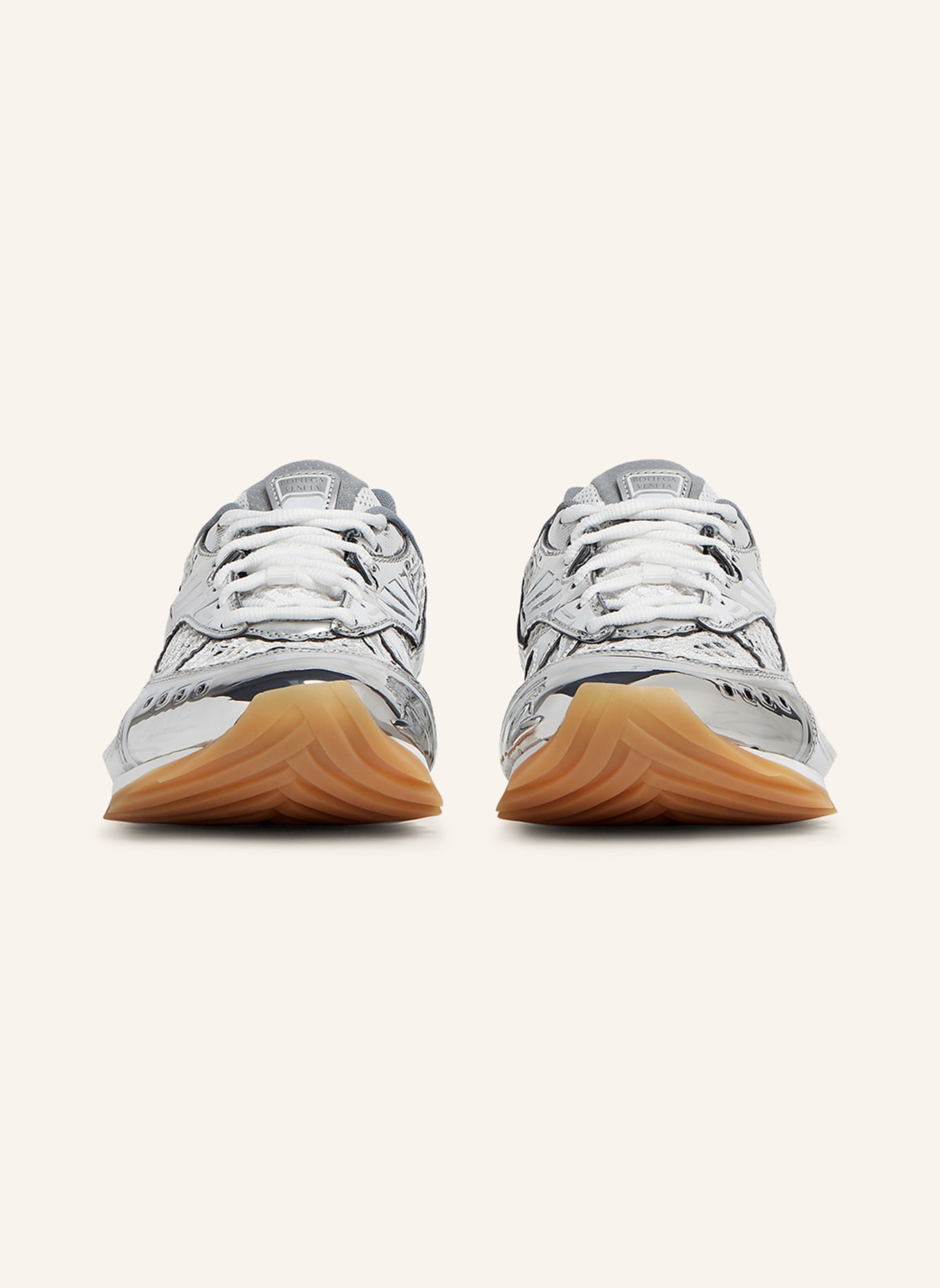 BOTTEGA VENETA Sneaker ORBIT, Farbe: SILVER/WHITE/OPTIC WHITE (Bild 3)