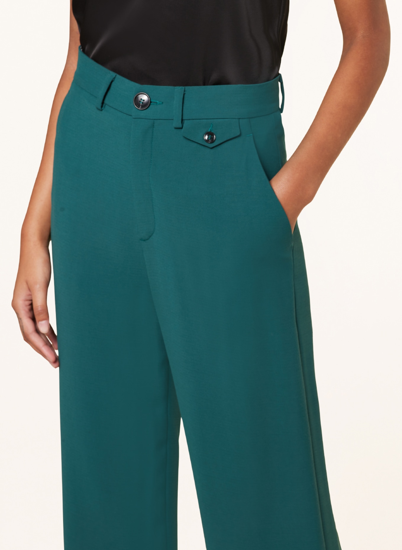 VANILIA Trousers, Color: GREEN (Image 5)