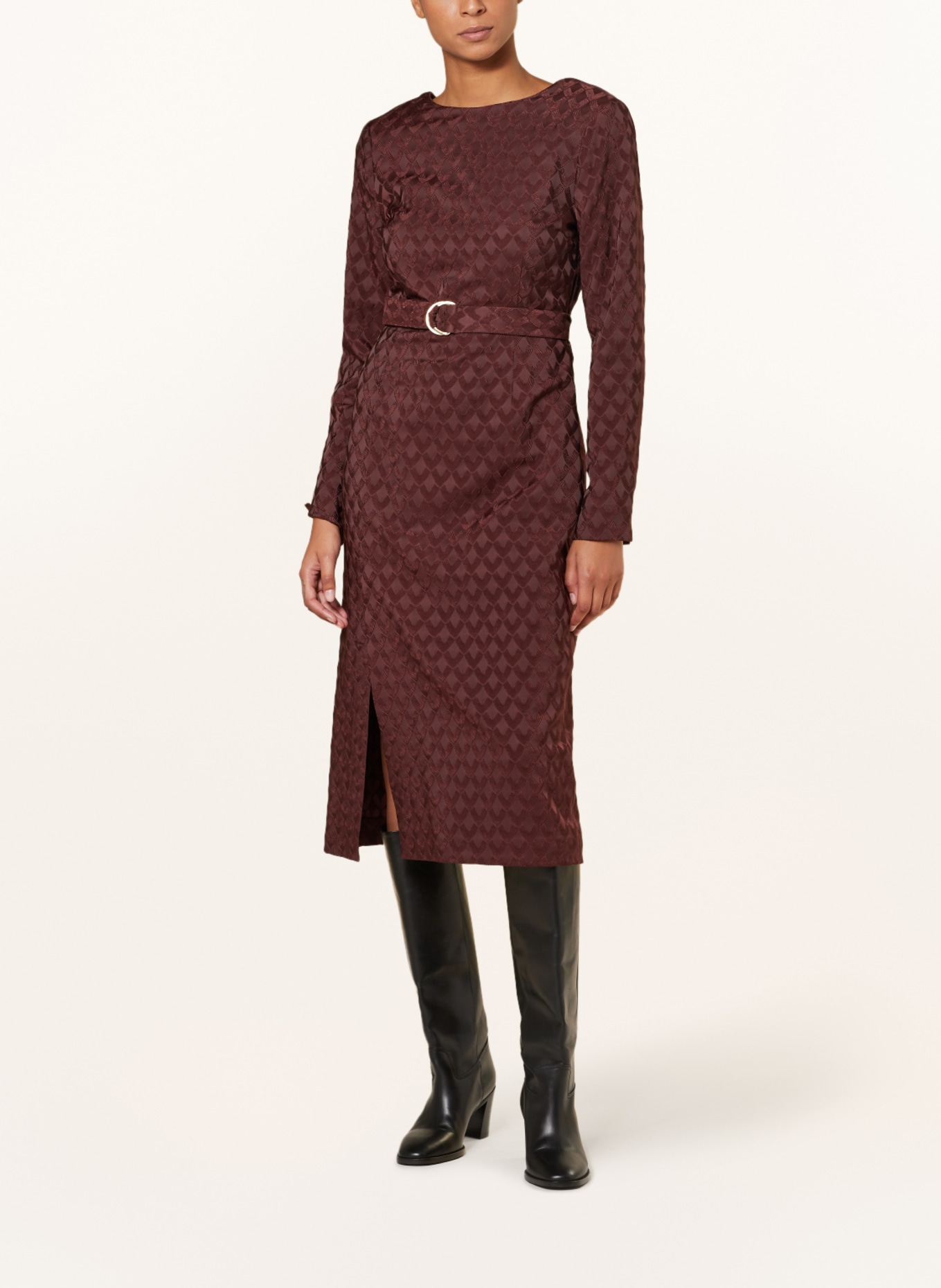 VANILIA Dress, Color: BROWN (Image 2)