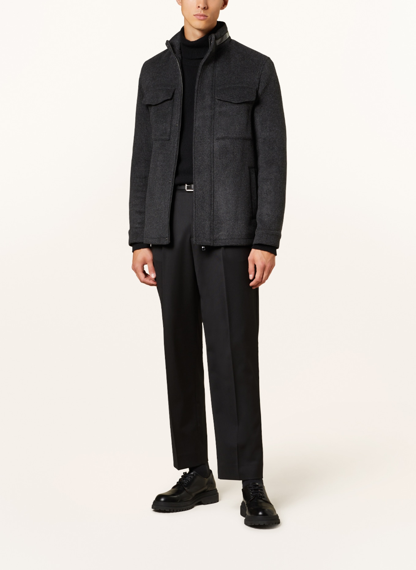 TED BAKER Field jacket KNOWL, Color: DARK GRAY (Image 2)