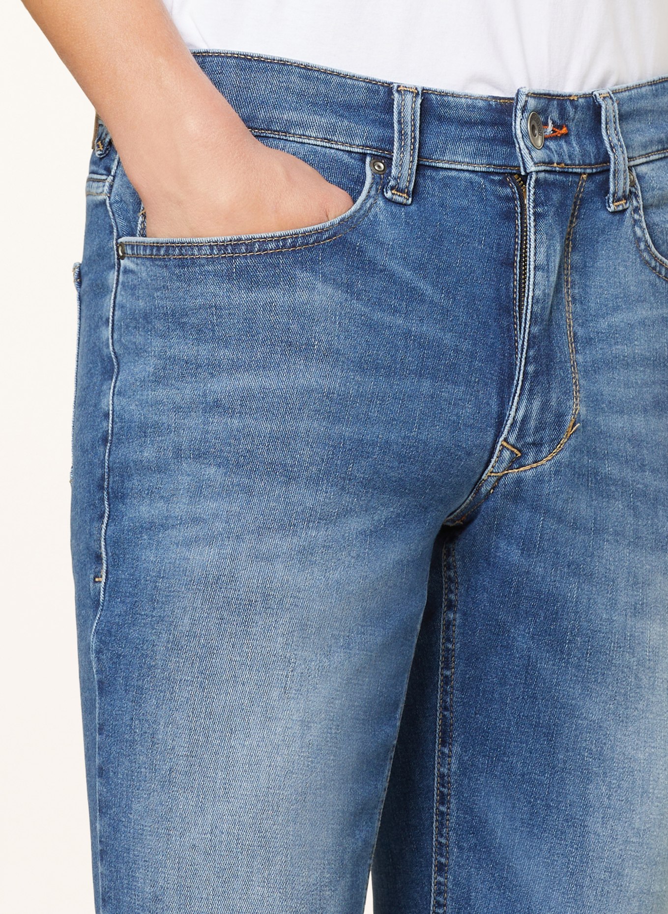 FYNCH-HATTON Jeans tapered fit, Color: 606 LIGHT BLUE (Image 5)