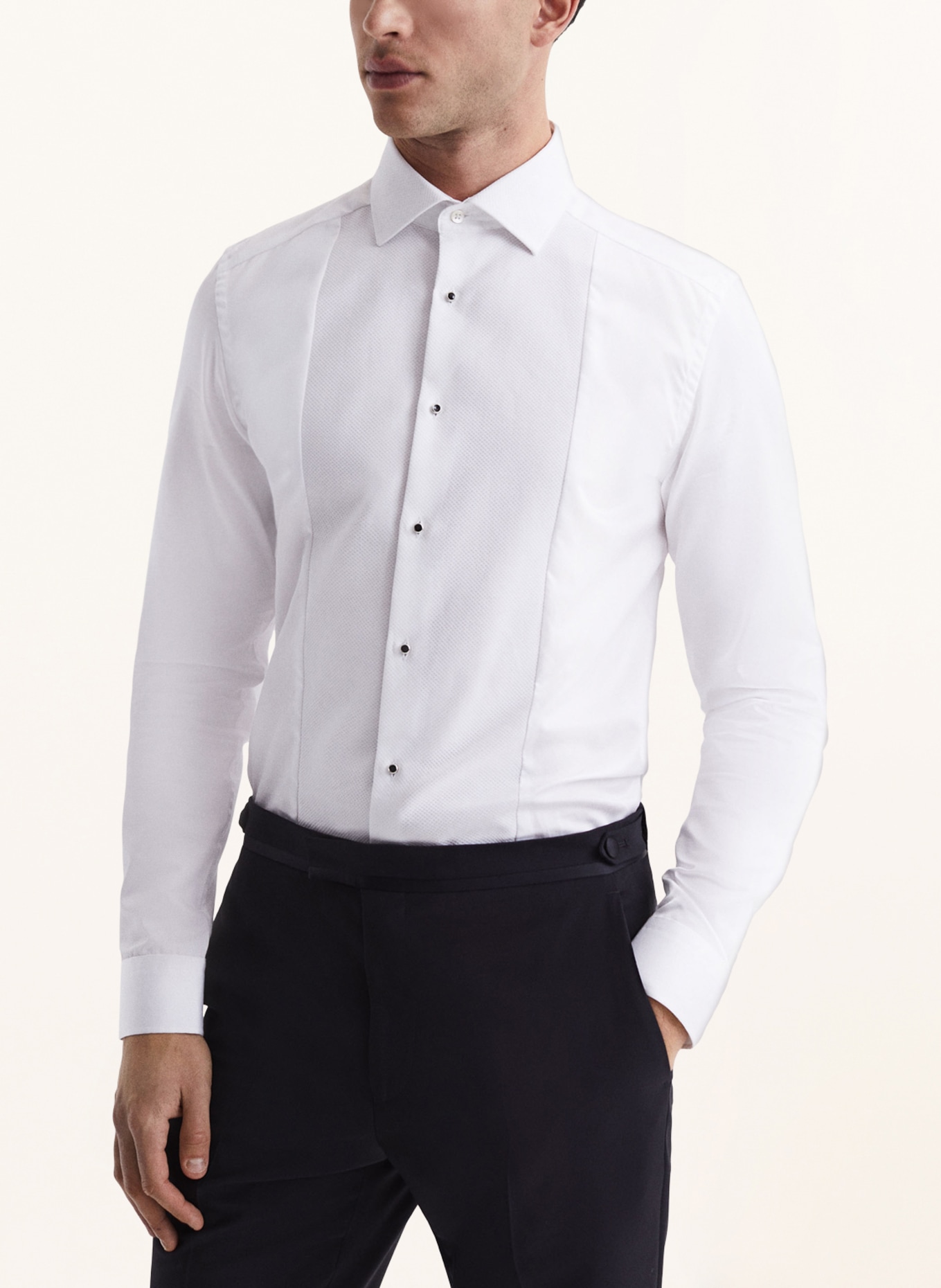 REISS Tuxedo shirt MARCEL slim fit, Color: WHITE (Image 2)