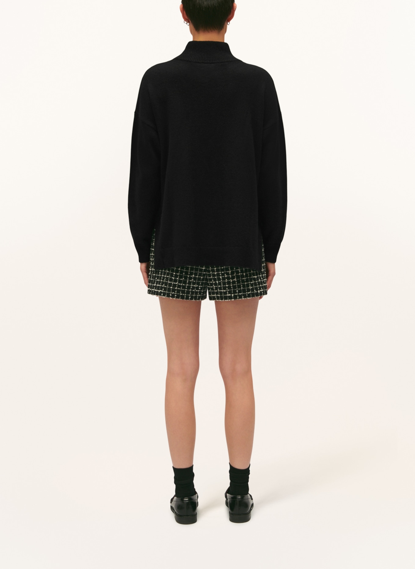 CLAUDIE PIERLOT Cashmere-Pullover, Farbe: SCHWARZ (Bild 3)