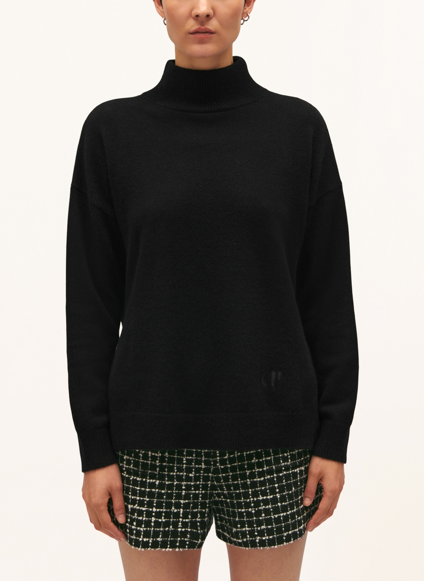 CLAUDIE PIERLOT Cashmere-Pullover, Farbe: SCHWARZ (Bild 4)