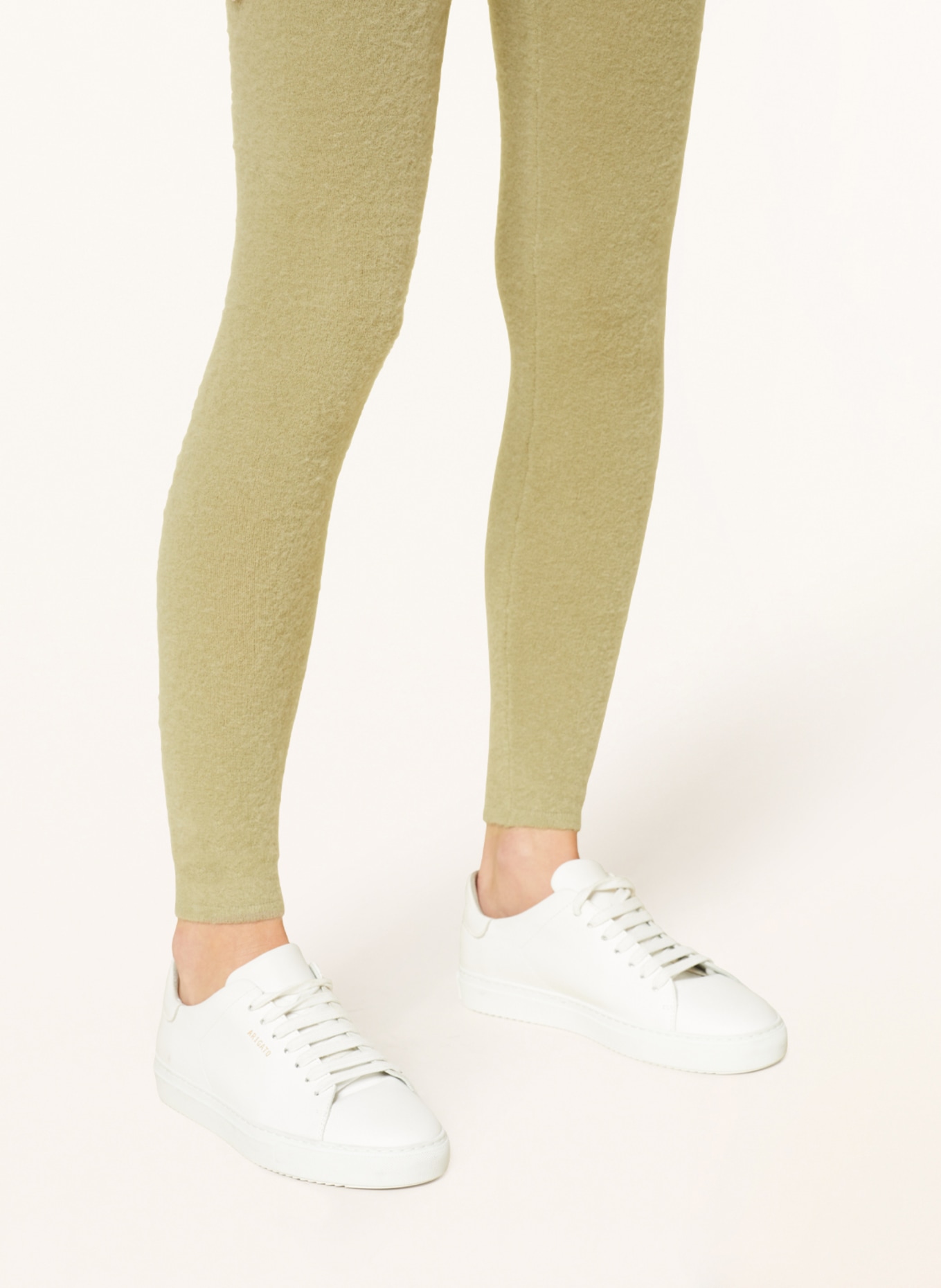 American Vintage Knit trousers, Color: LIGHT GREEN (Image 5)
