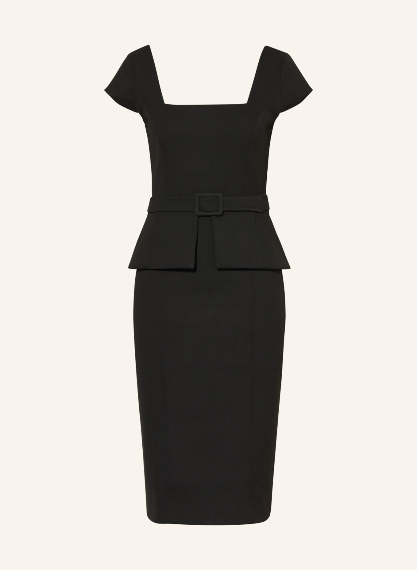 TED BAKER Sheath dress FLEUURR in black