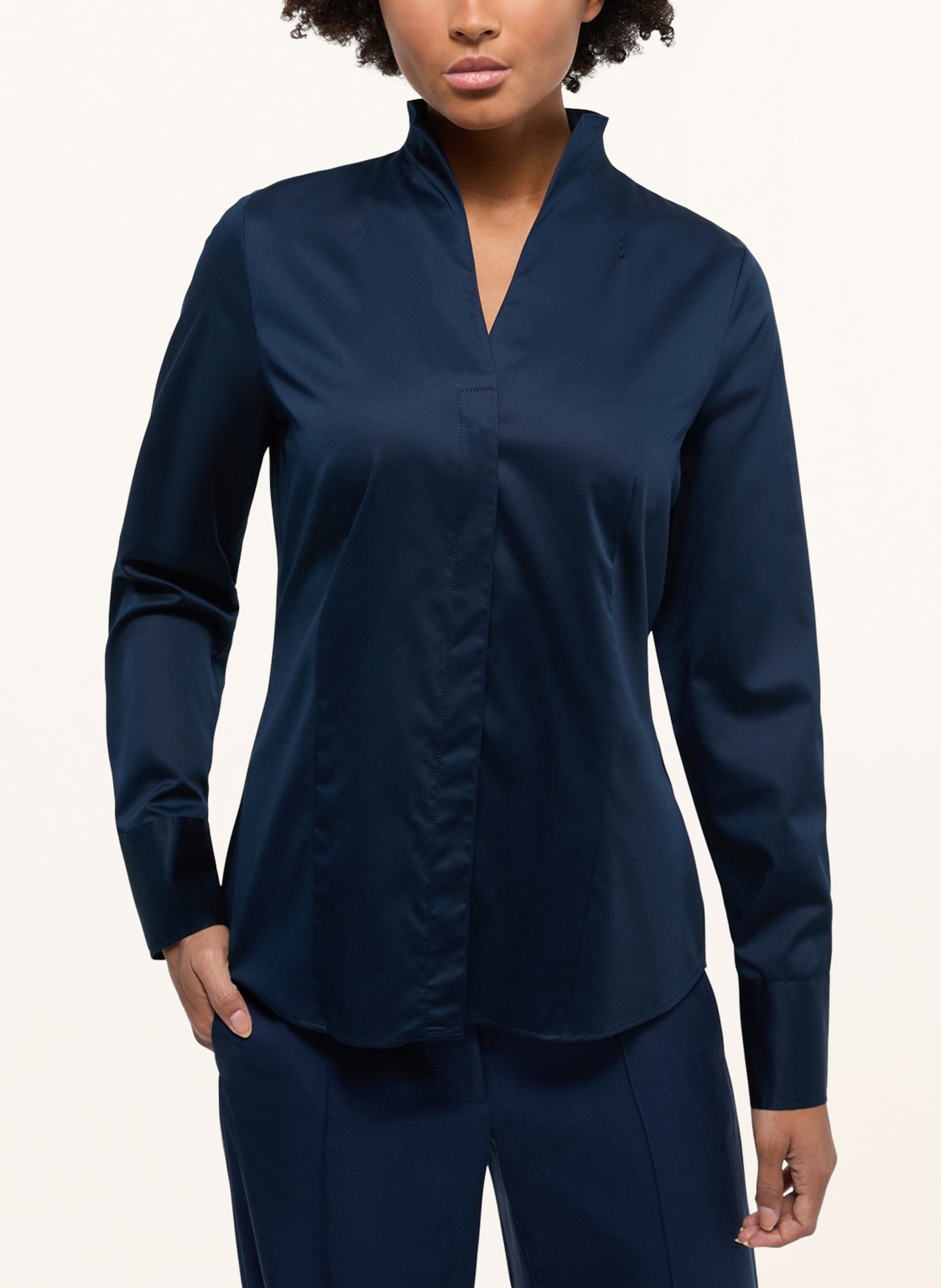 ETERNA Bluse, Farbe: DUNKELBLAU (Bild 2)