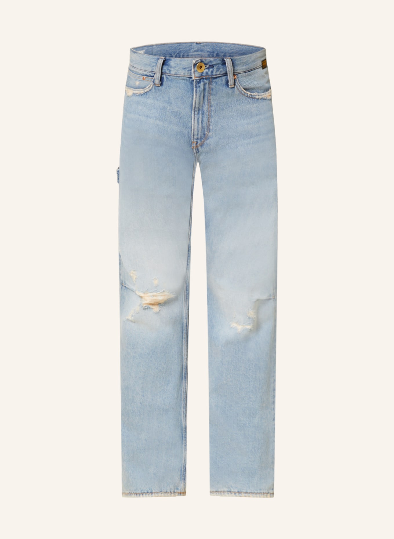 G-Star RAW Destroyed Jeans LENNEY BOOTCUT Regular Fit, Farbe: G672 sun faded ripped fogbow (Bild 1)