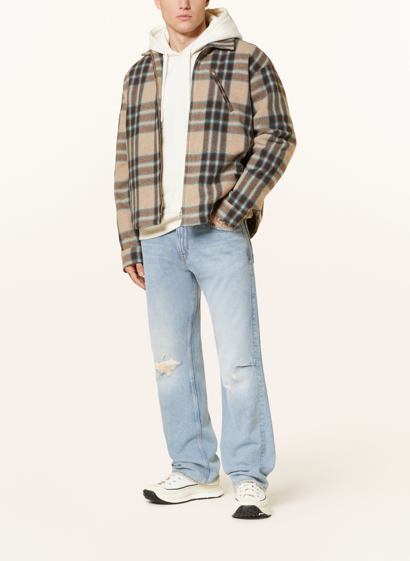 G-Star RAW Destroyed Jeans LENNEY BOOTCUT Regular Fit, Farbe: G672 sun faded ripped fogbow (Bild 2)