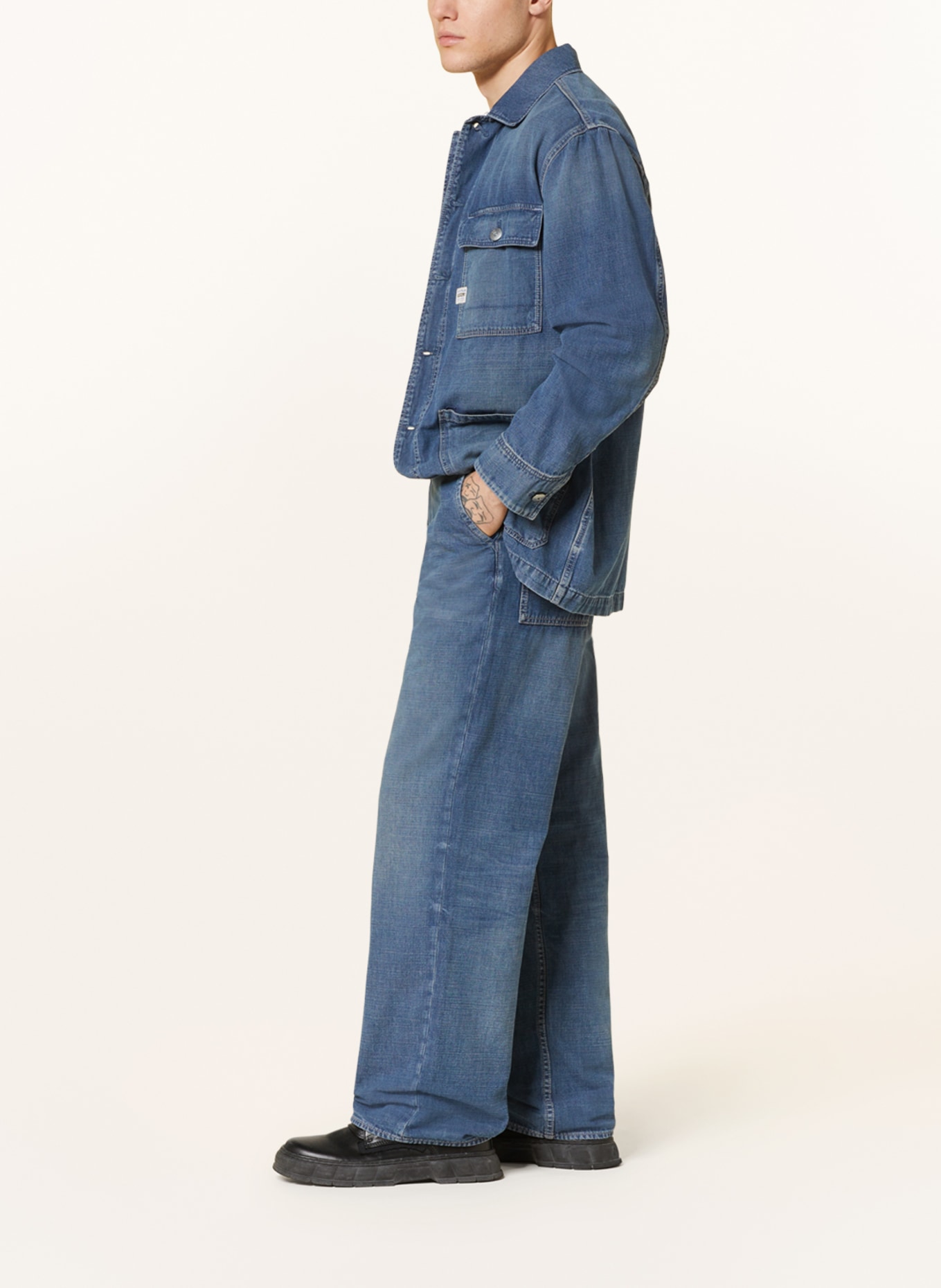G-Star RAW Jeans MODSON Relaxed Fit, Farbe: G329 faded mallard blue (Bild 4)